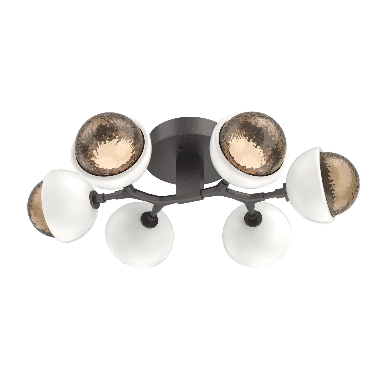 Shown in Graphite finish and Bronze glass and Salt White accent