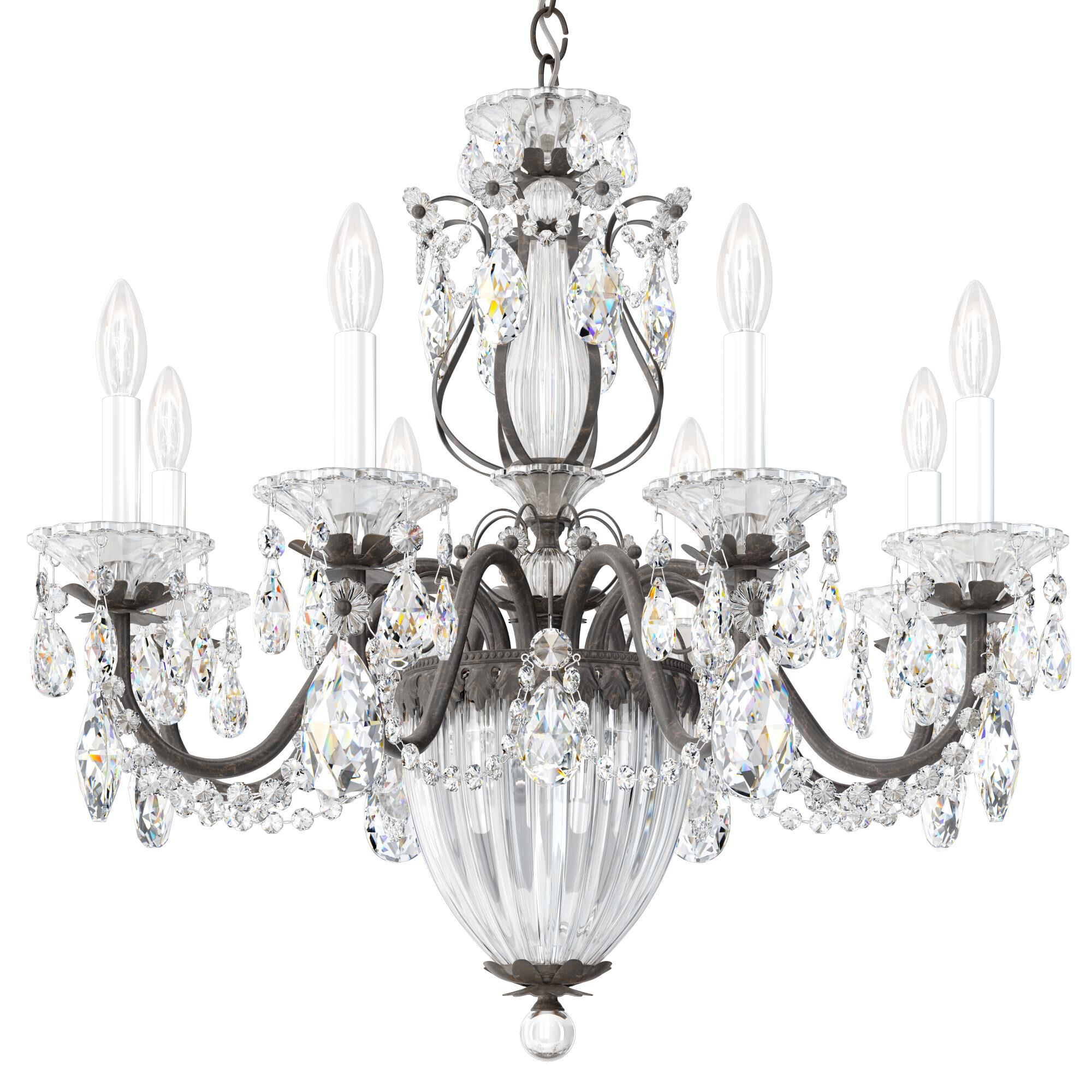 Shown in Heirloom Bronze finish and Clear From Swarovski crystal