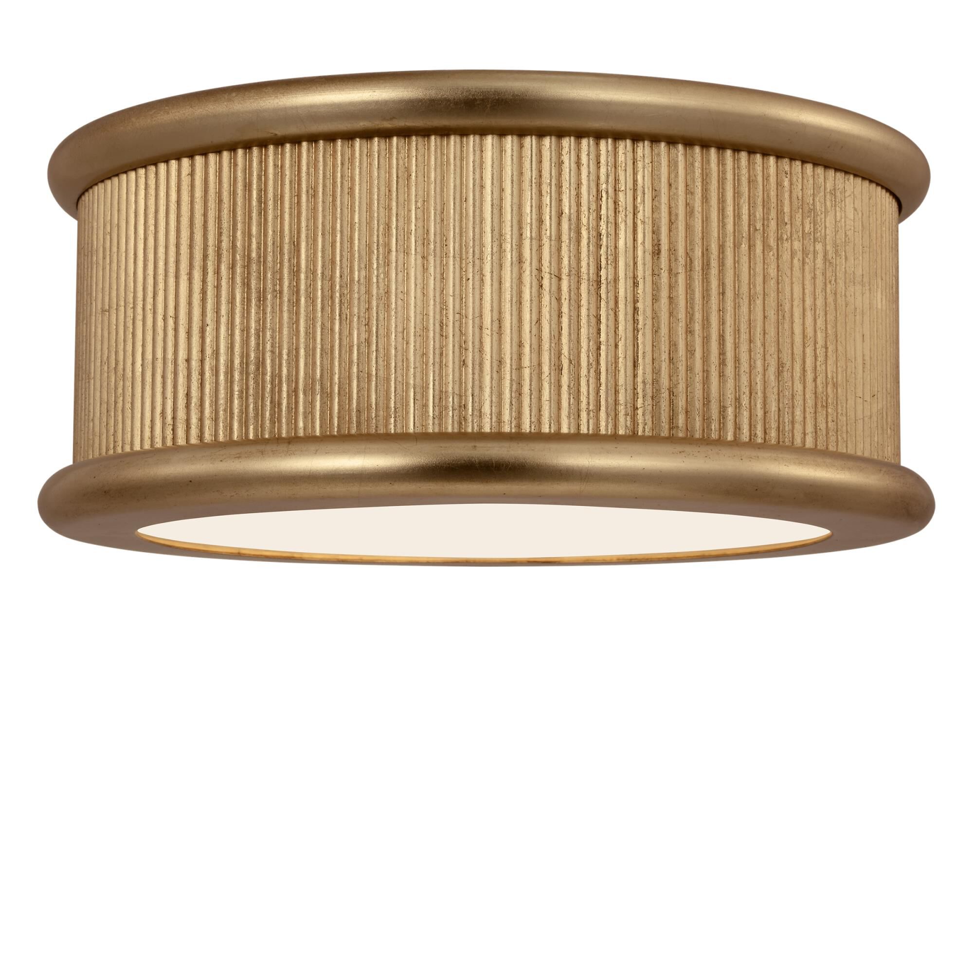 Shown in Gild finish and Silk Screen White Inside, Clear Outside shade