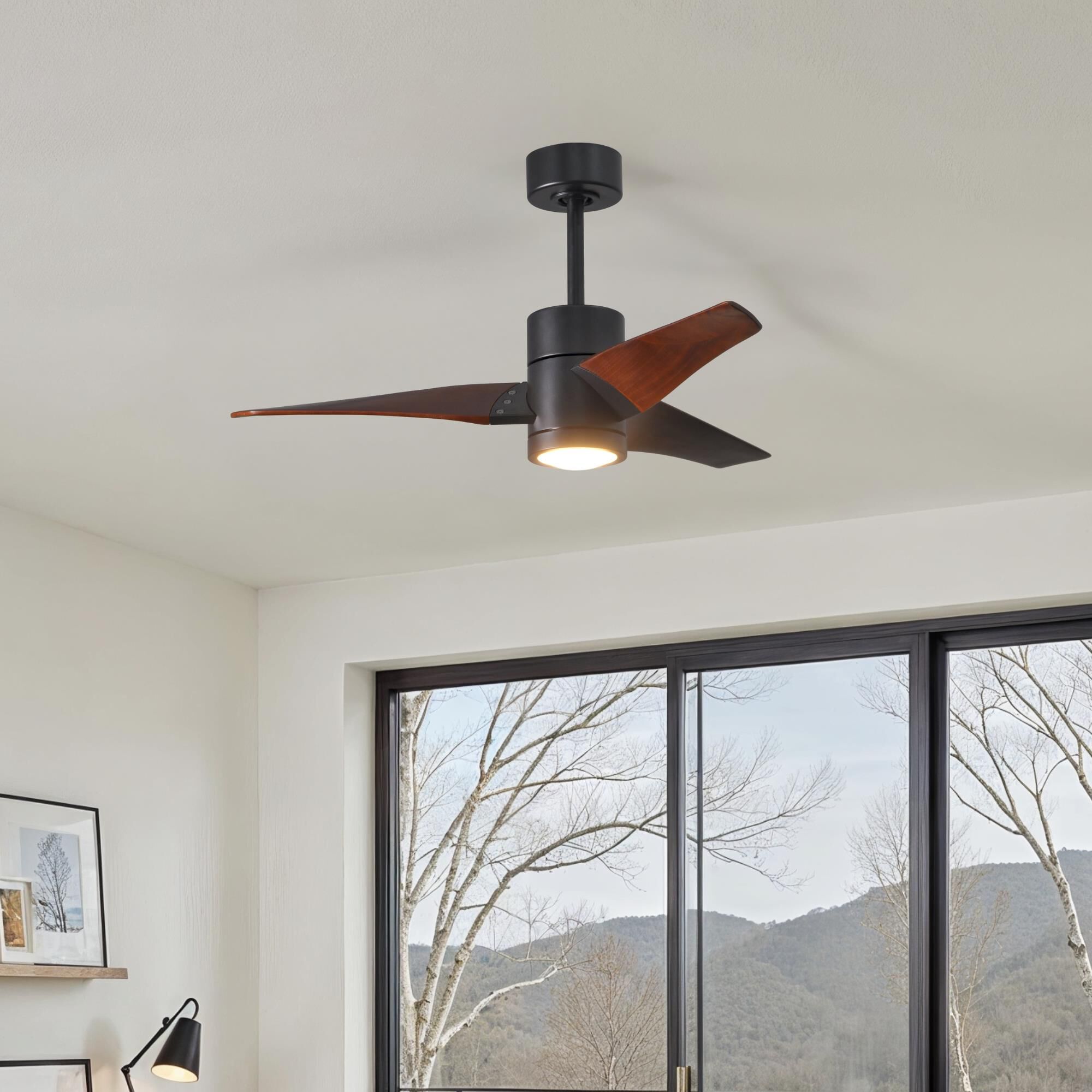 Super Janet 42 Inch Ceiling Fan with Light Kit by Matthews Fan Company