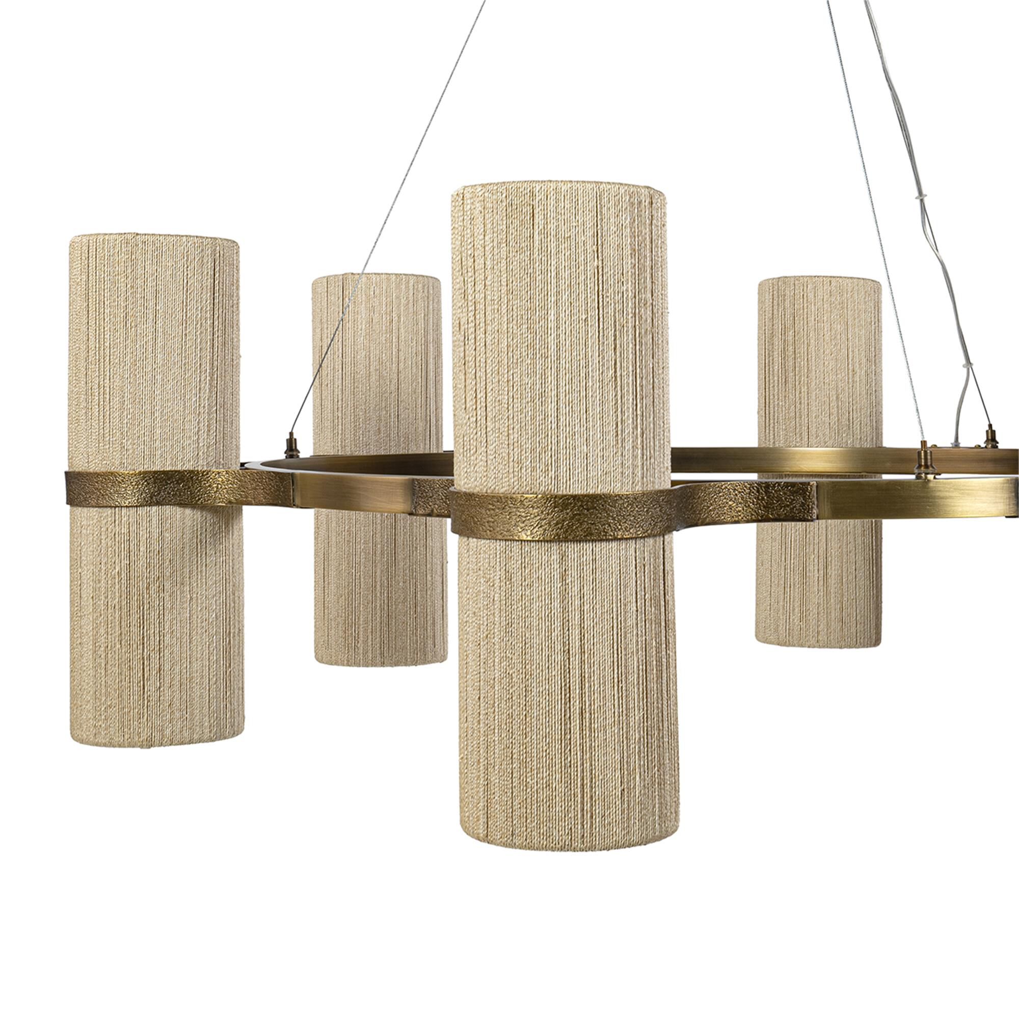 Shown in Natural finish and Abaca Rope  shade