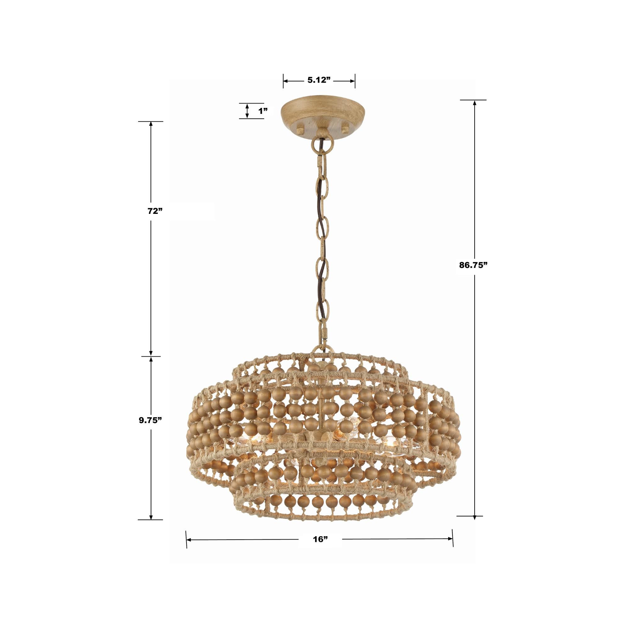 Silas 16 Inch Mini Chandelier by Crystorama