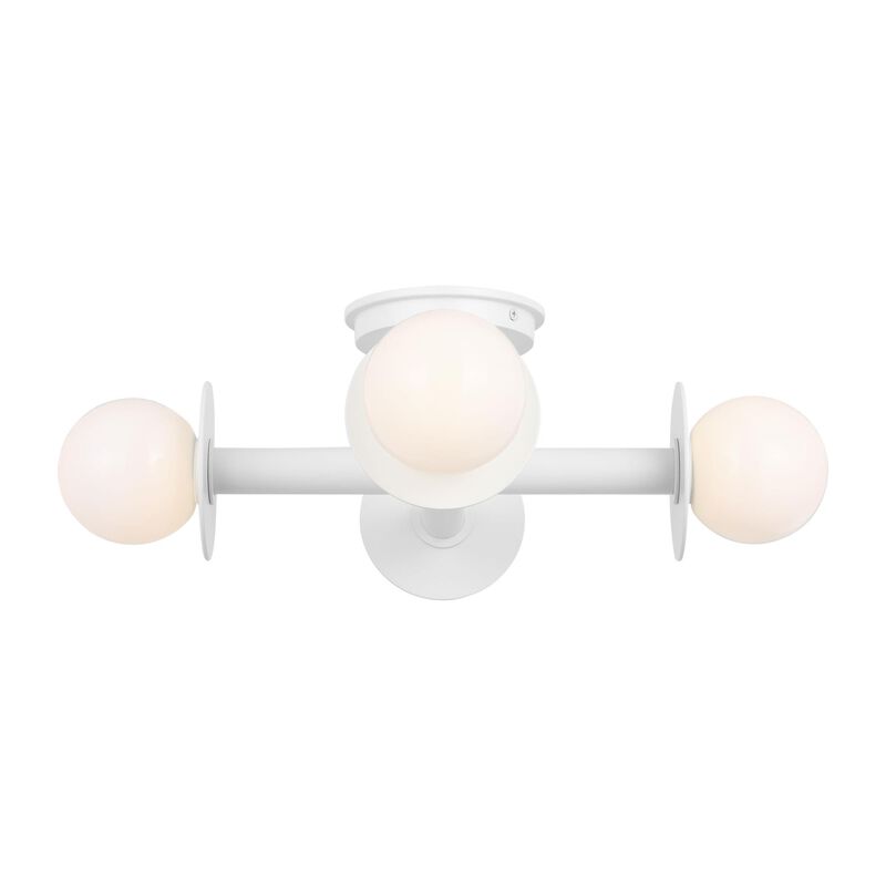 Kelly Wearstler Nodes 18 Inch 4 Light Semi Flush Mount by Visual Comfort Studio