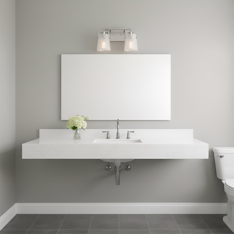 Drew & Jonathan Crofton 15 Inch 2 Light Bath Vanity Light by Visual Comfort Studio