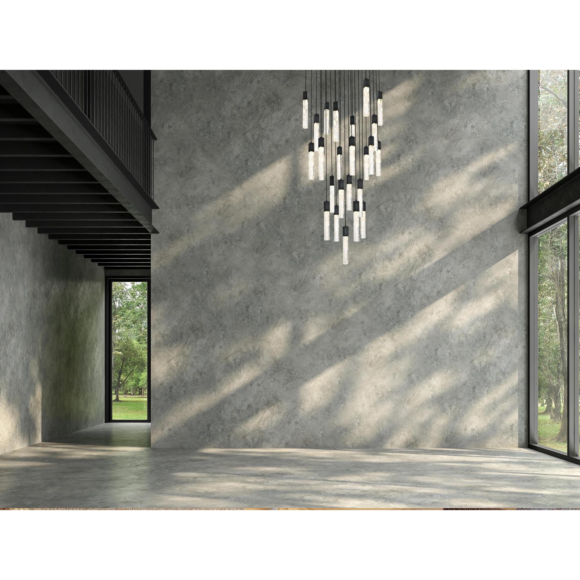 Aurora 36 Inch Multi Light Pendant by Elegant Lighting