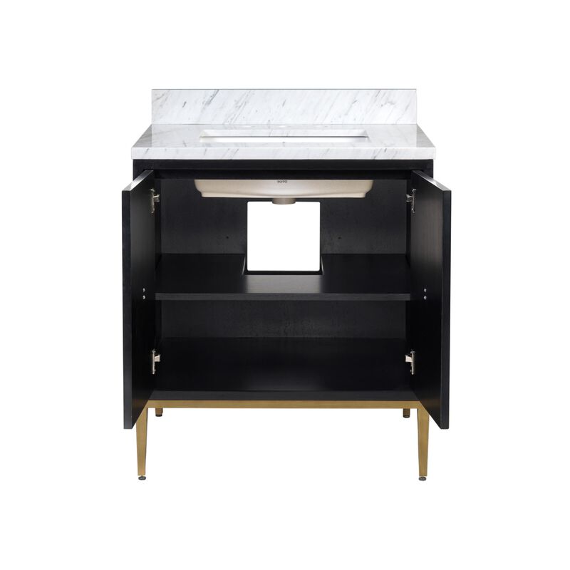 Kallista 30 Inch Bath Vanity Cabinet by Currey & Company