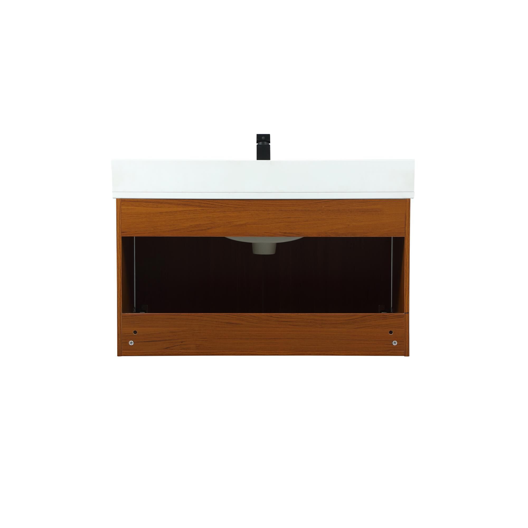 Shown in Teak finish