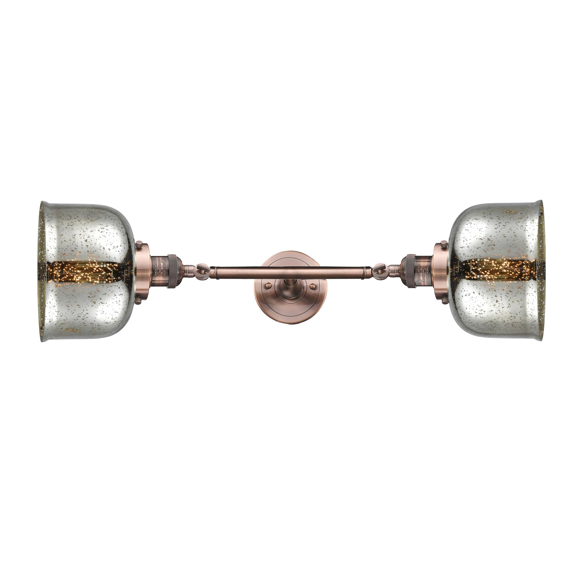 Bruno Marashlian Large Bell 18 Inch 2 Light Bath Vanity Light by Innovations Lighting