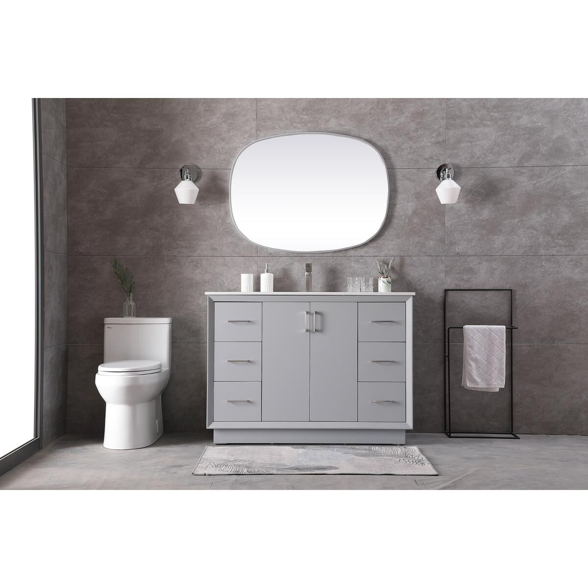 Hayes 48 Inch Bath Vanity by Elegant Decor