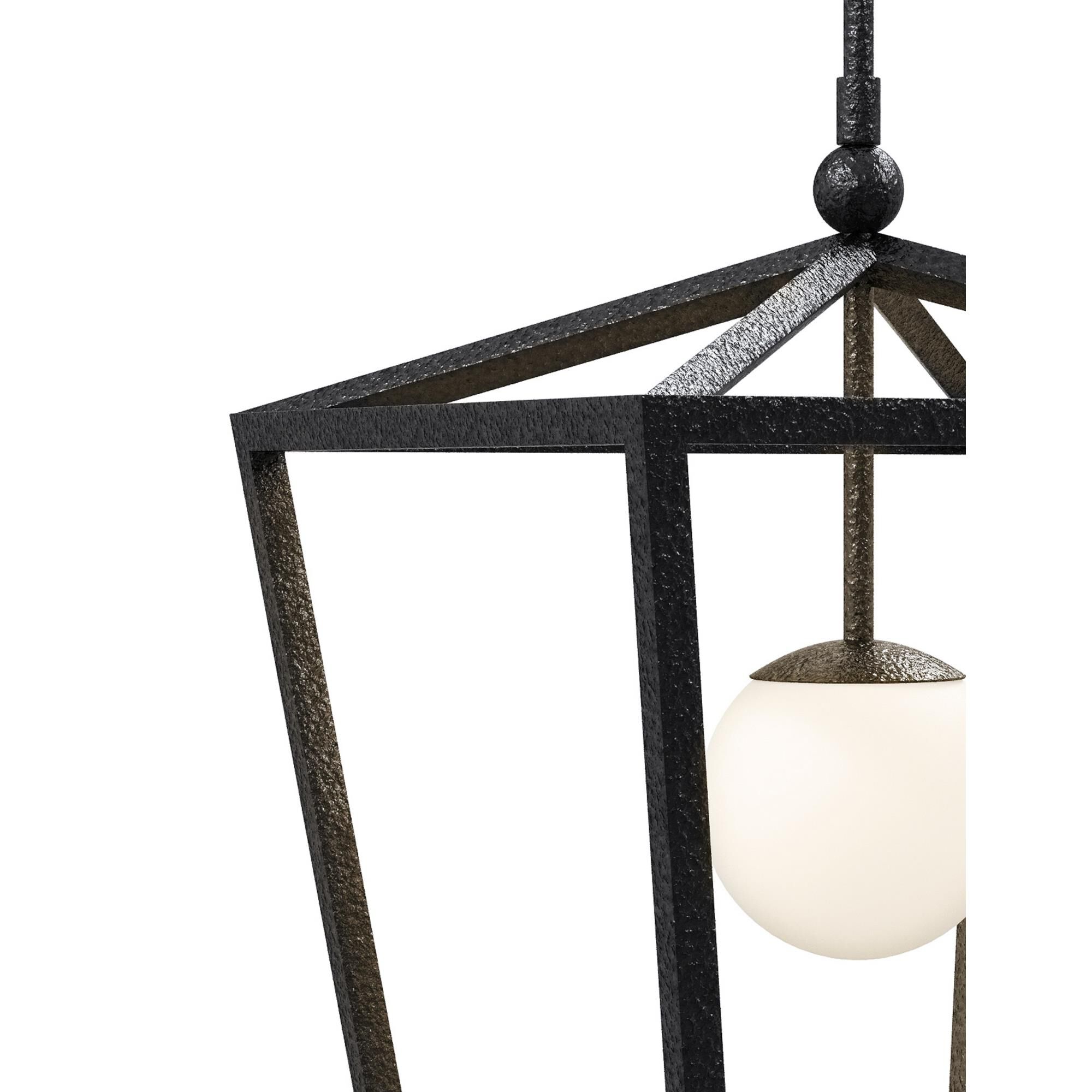 Denison 18 Inch Outdoor Hanging Lantern by Currey and Company