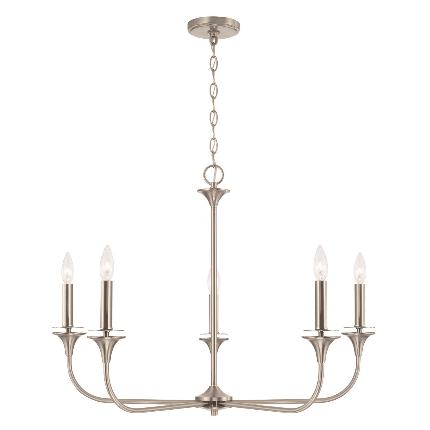 Presley 23 Inch 5 Light Chandelier | Capitol Lighting