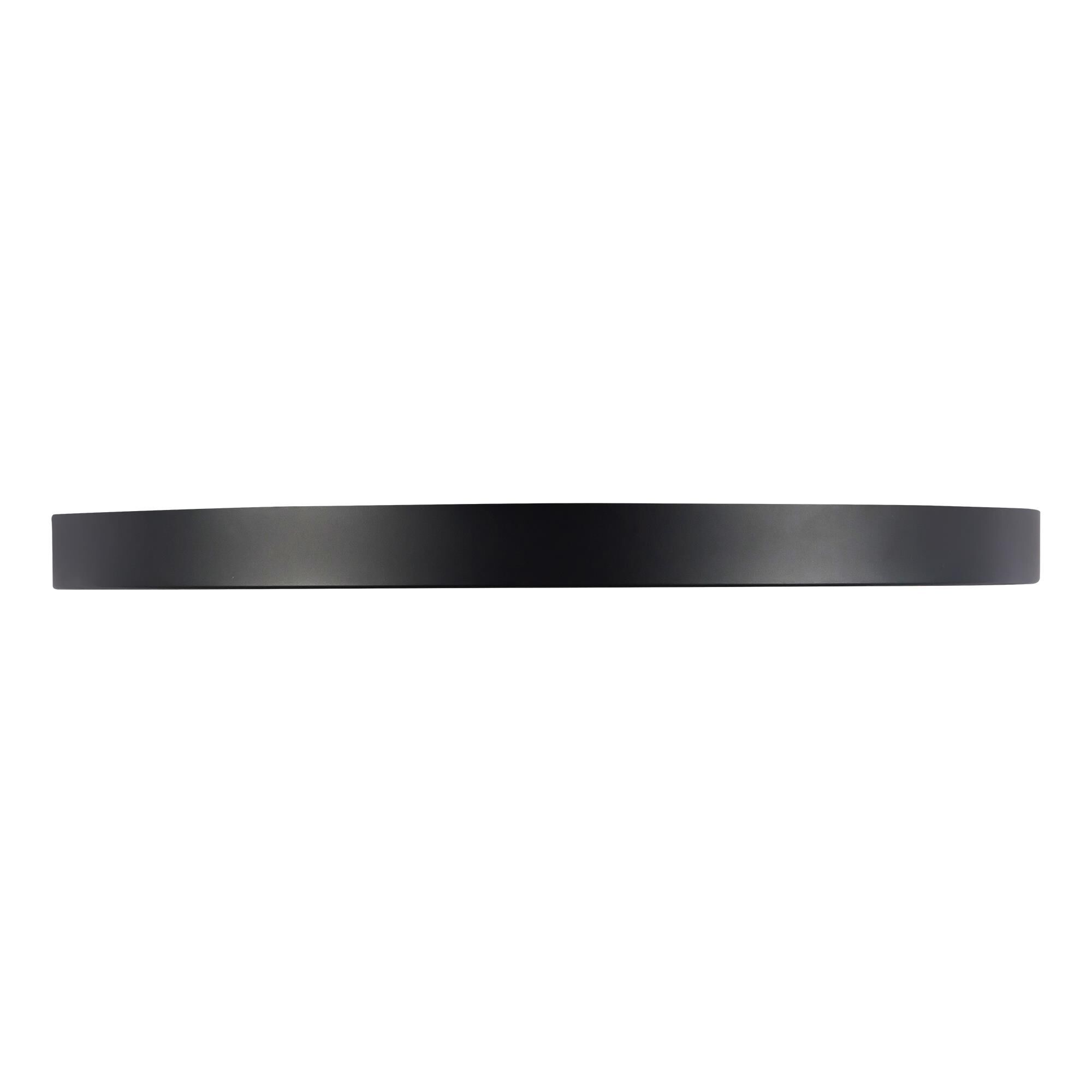 Shown in Matte Black finish and Alabaster glass