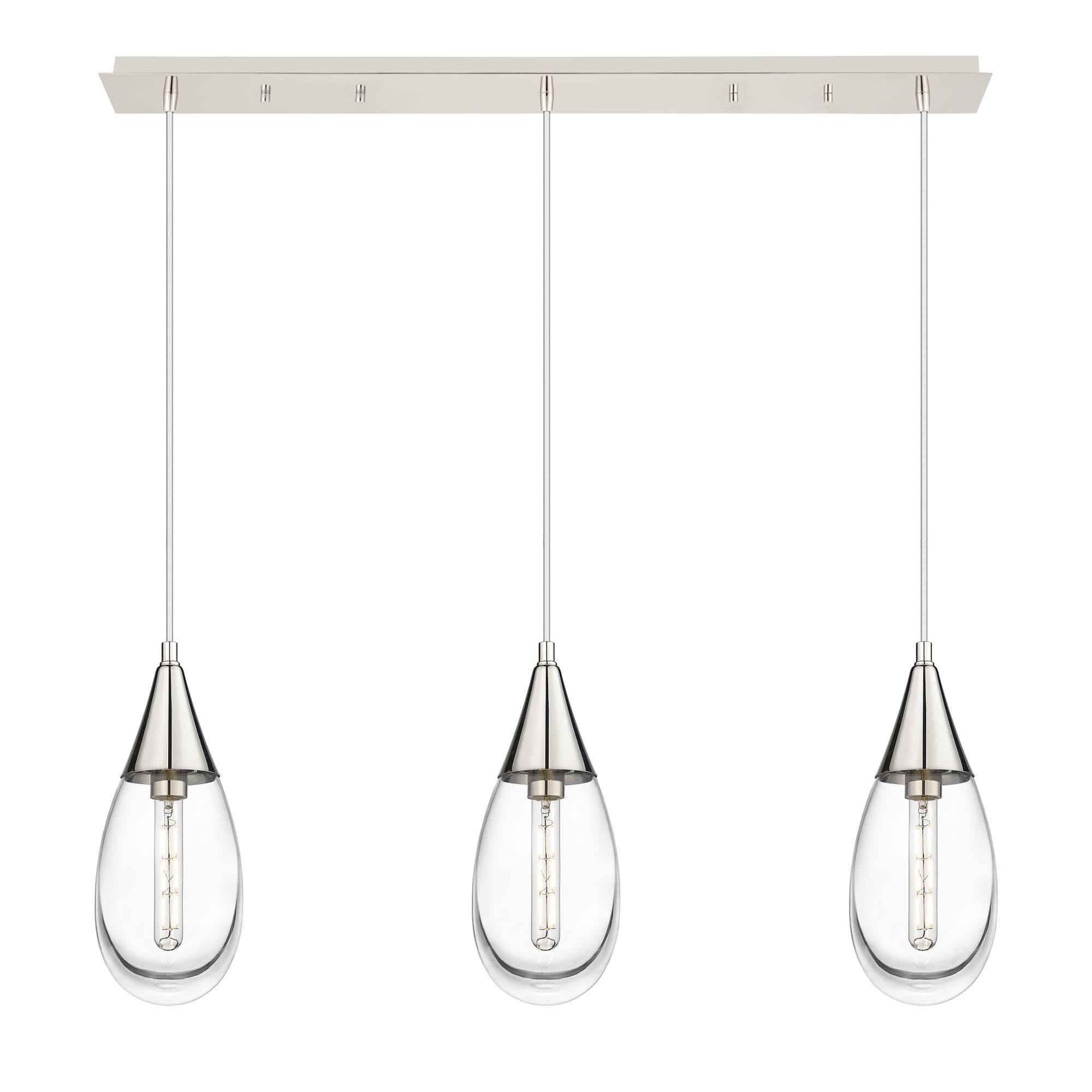 Bruno Marashlian Malone 37 Inch 3 Light Linear Suspension Light by Innovations Lighting