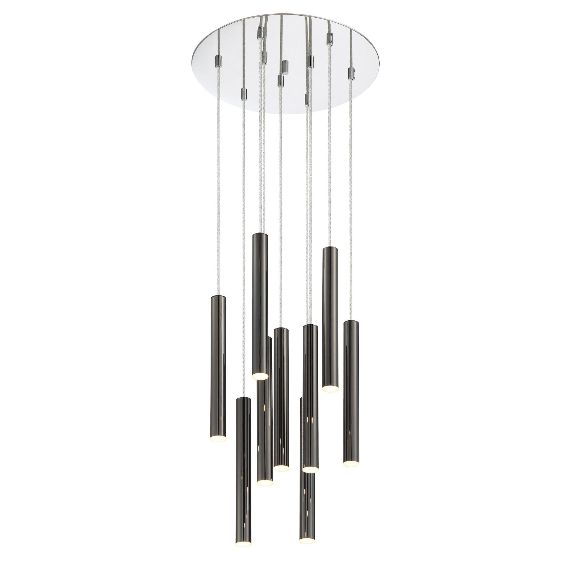 Forest 16 Inch 9 Light LED Linear Suspension Light by Z-Lite