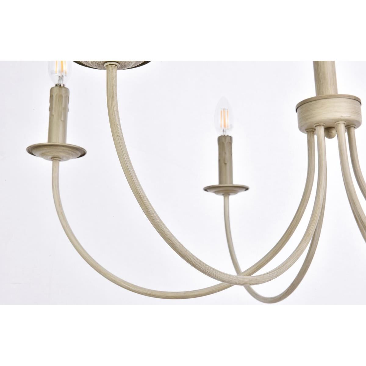 Brielle 32 Inch 6 Light Chandelier by Elegant Lighting