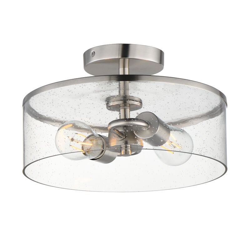 Livingston 12 Inch Semi Flush Mount by Maxim Lighting
