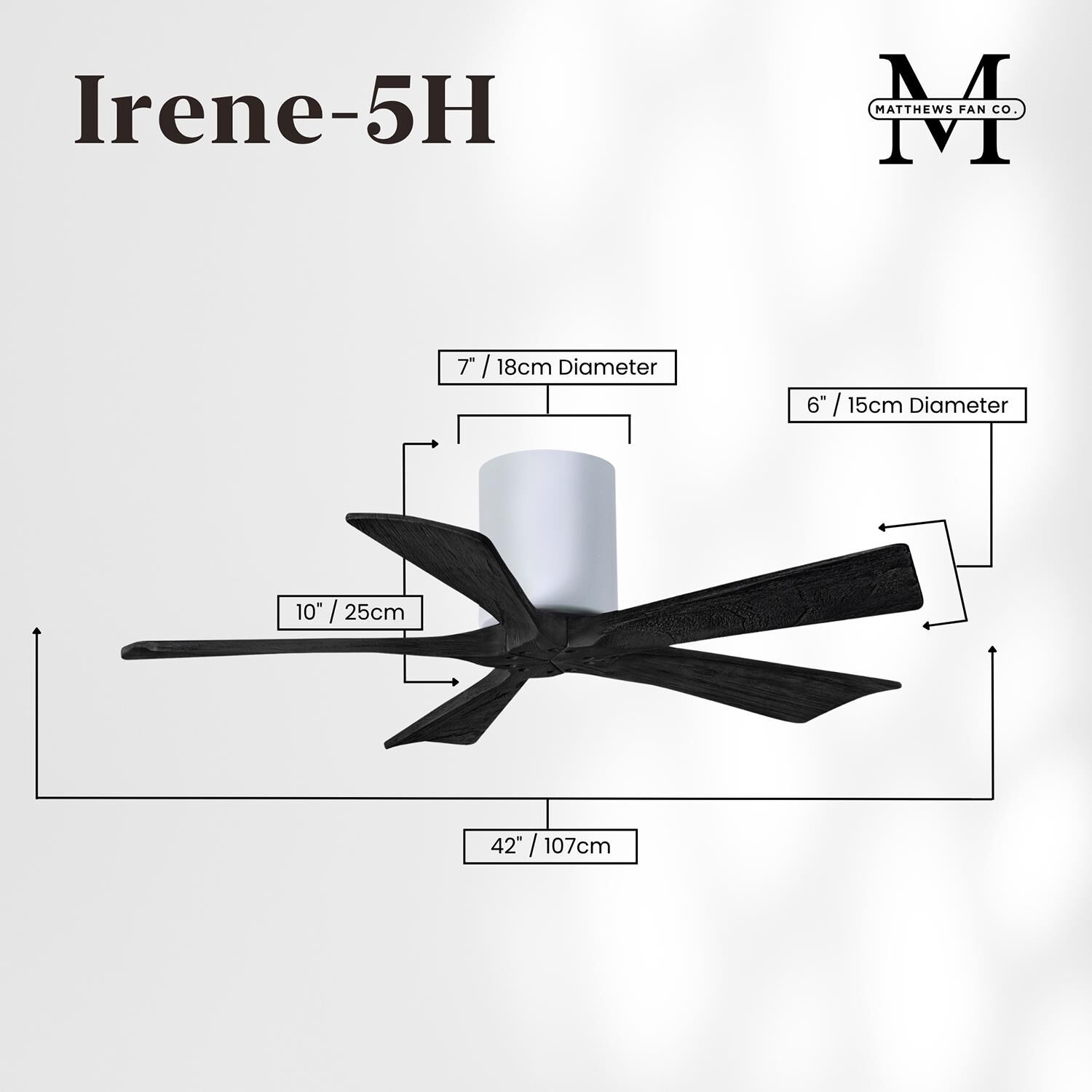 Shown in White finish