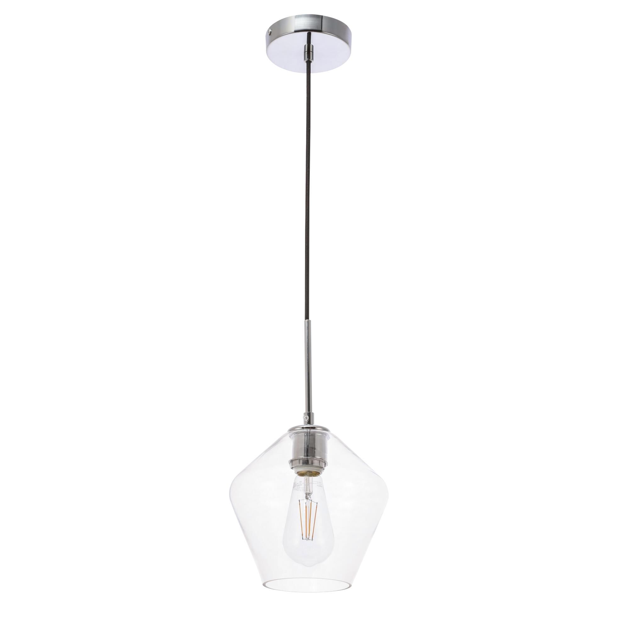 Gene 8 Inch Mini Pendant by Elegant Lighting