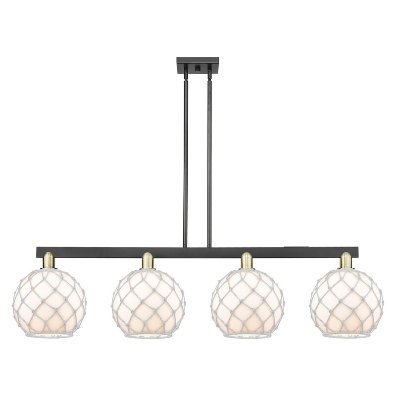 Bruno Marashlian Farmhouse Rope 53 Inch Linear Suspension Light by Innovations Lighting