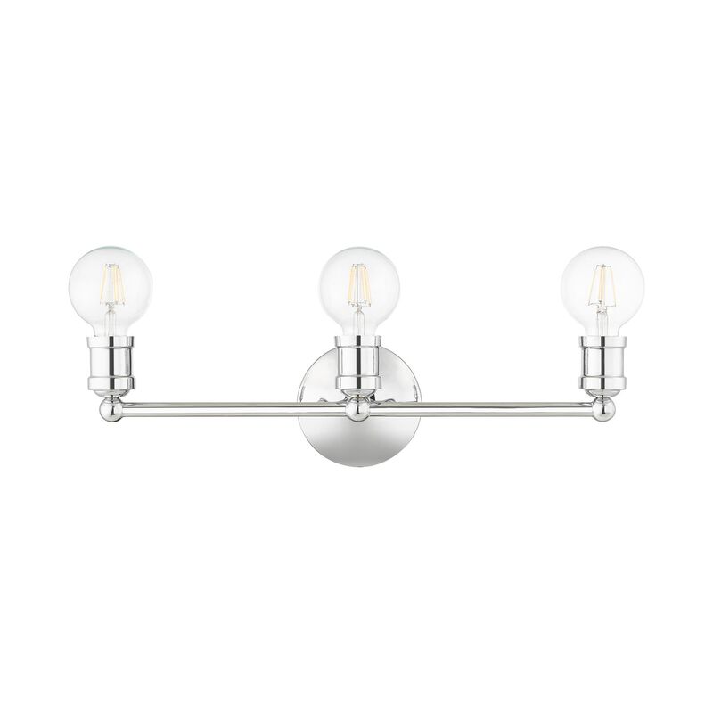 Lansdale 20 Inch 3 Light Bath Vanity Light by Livex Lighting