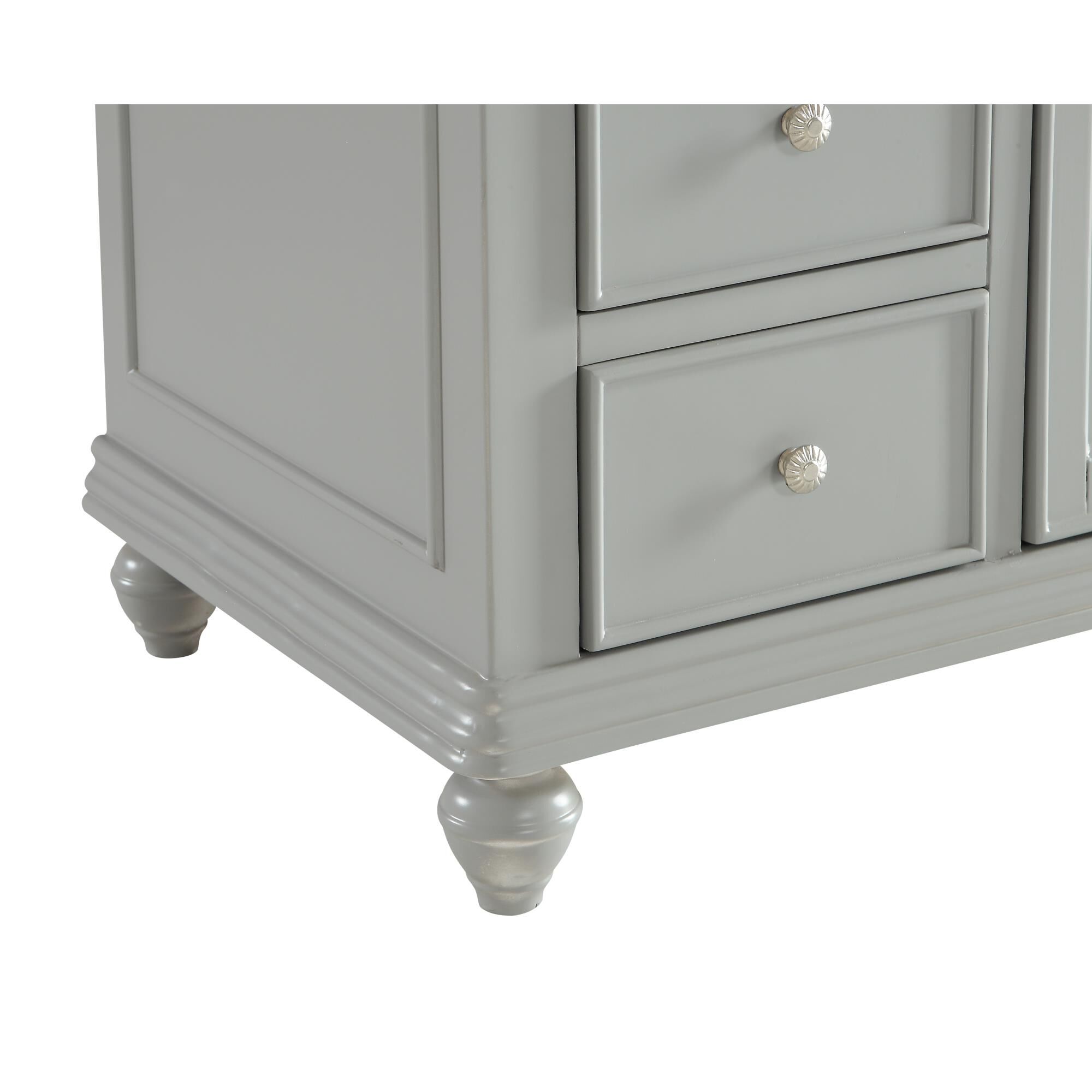 Shown in Light Grey finish