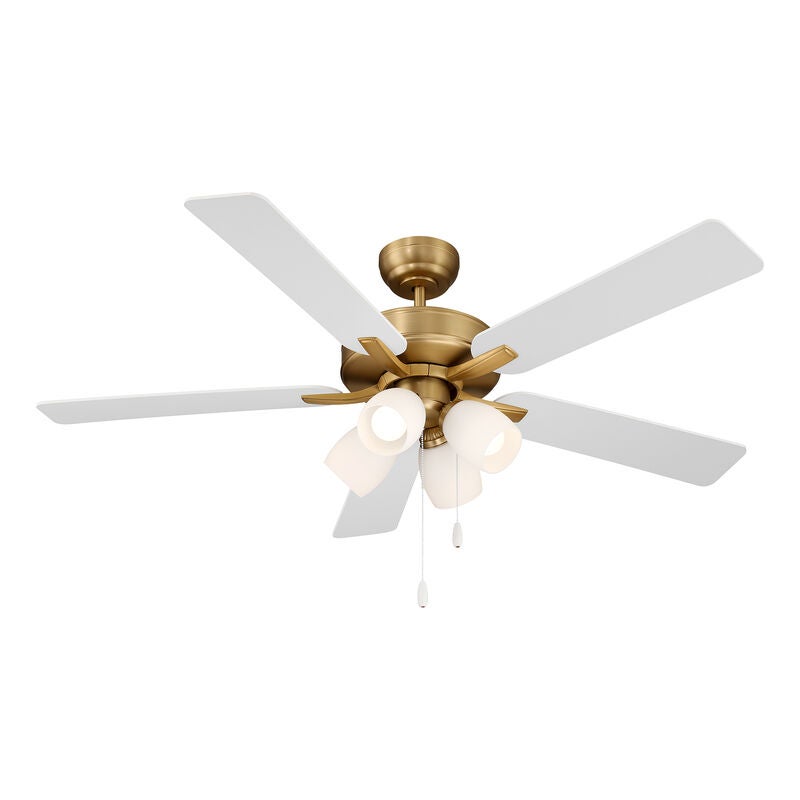 52 Inch Ceiling Fan with Light Kit by Meridian Lighting