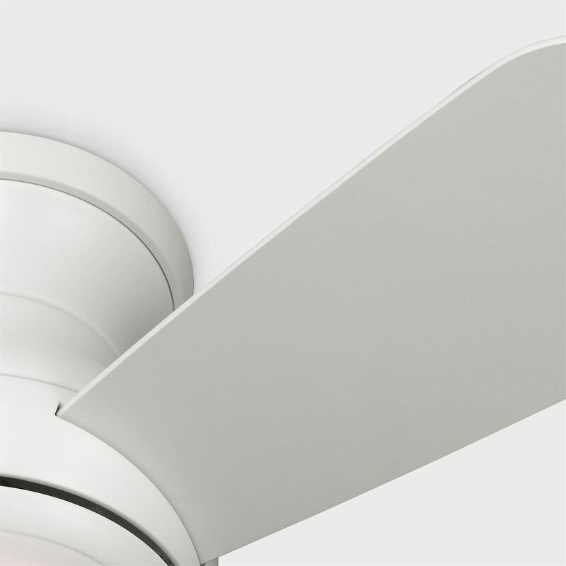 Orbis Hugger 32 Inch Flush Mount Fan with Light Kit by Generation Lighting
