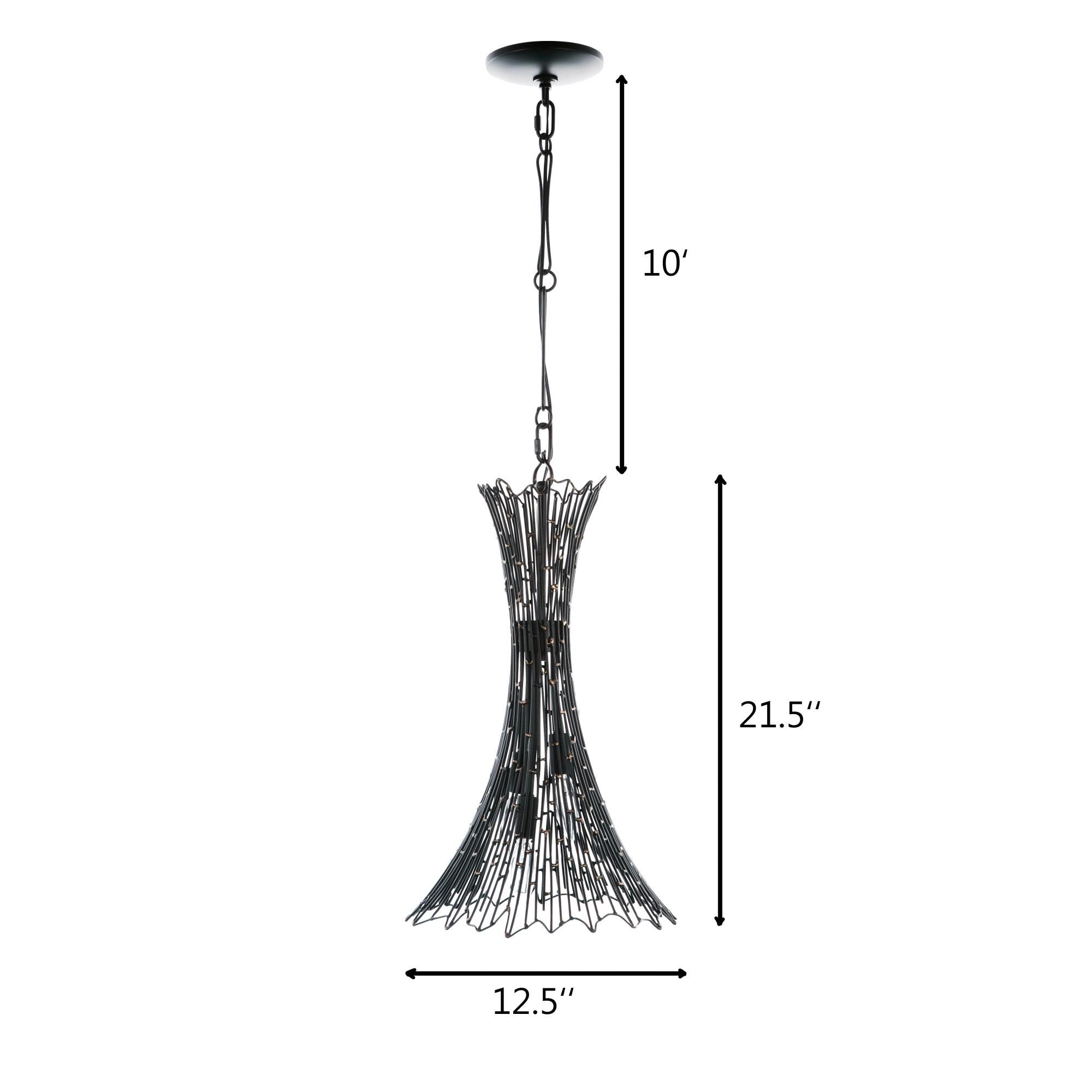 Shown in Carbon - Aged Gold finish