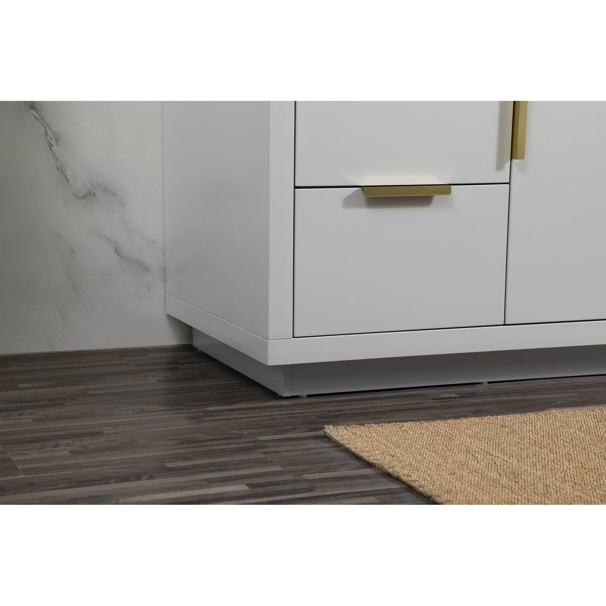 Shown in Grey finish