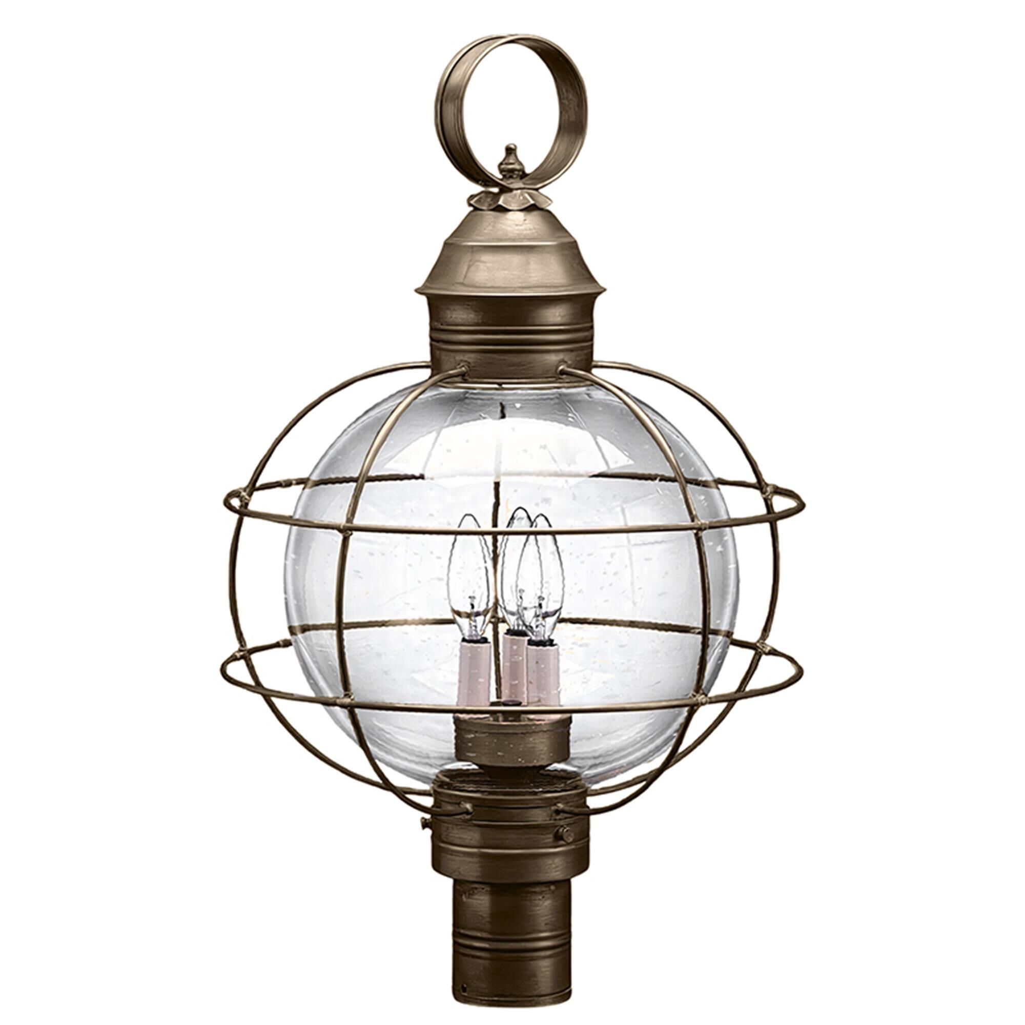 Onion 25 Inch 3 Light Outdoor Post Lamp,