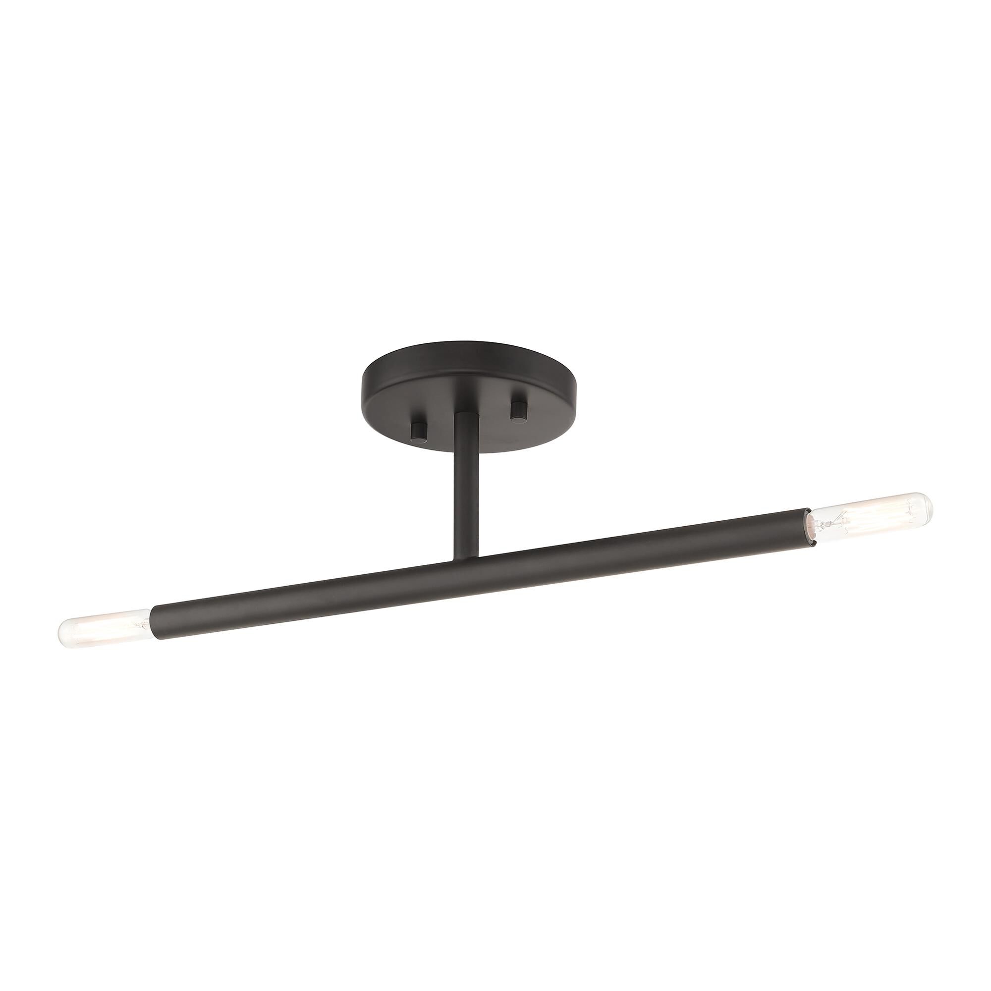Copenhagen 17 Inch 2 Light Semi Flush Mount by Livex Lighting