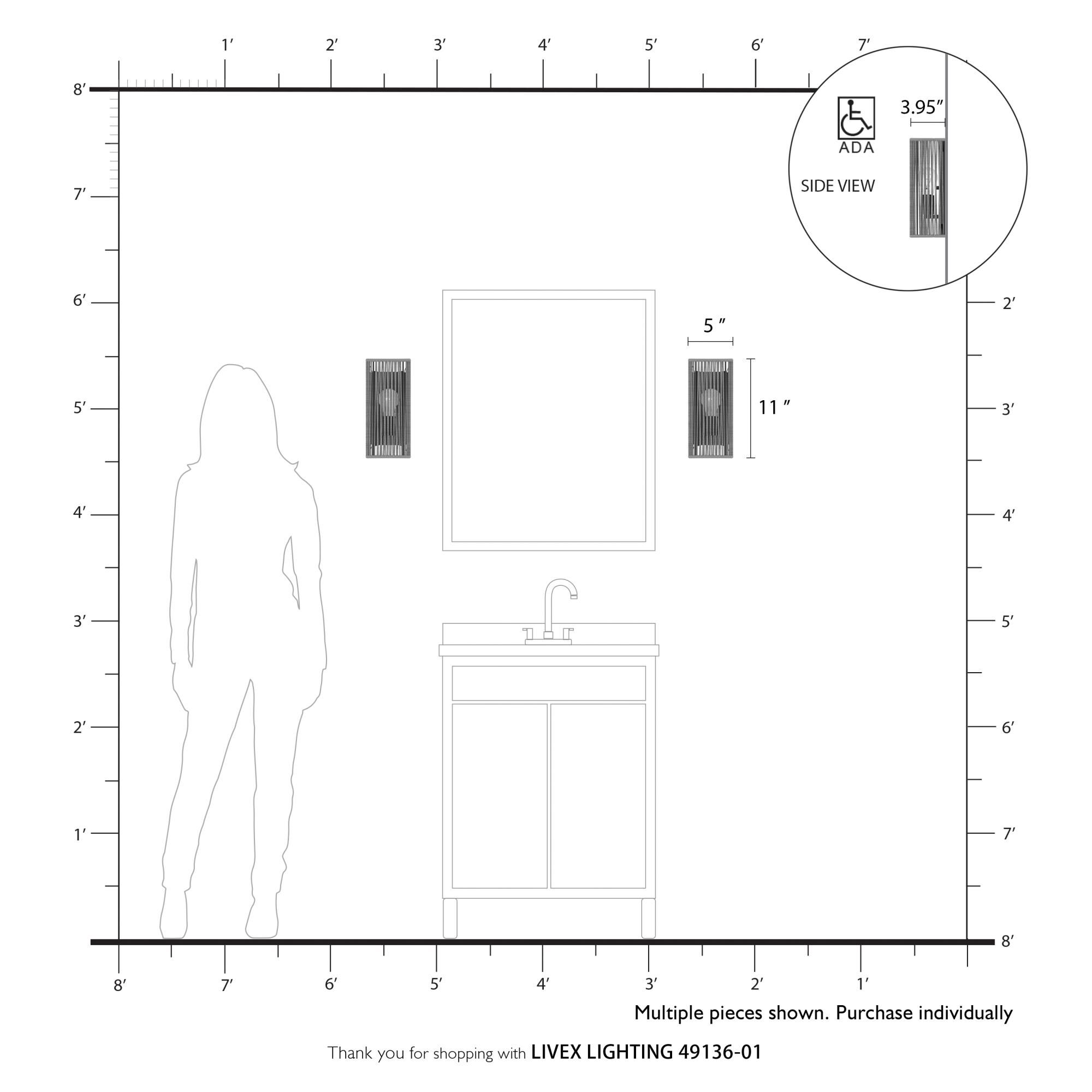 Shown in Antique Brass finish and Hand-Woven Dark Chocolate Color Polyester Rope shade