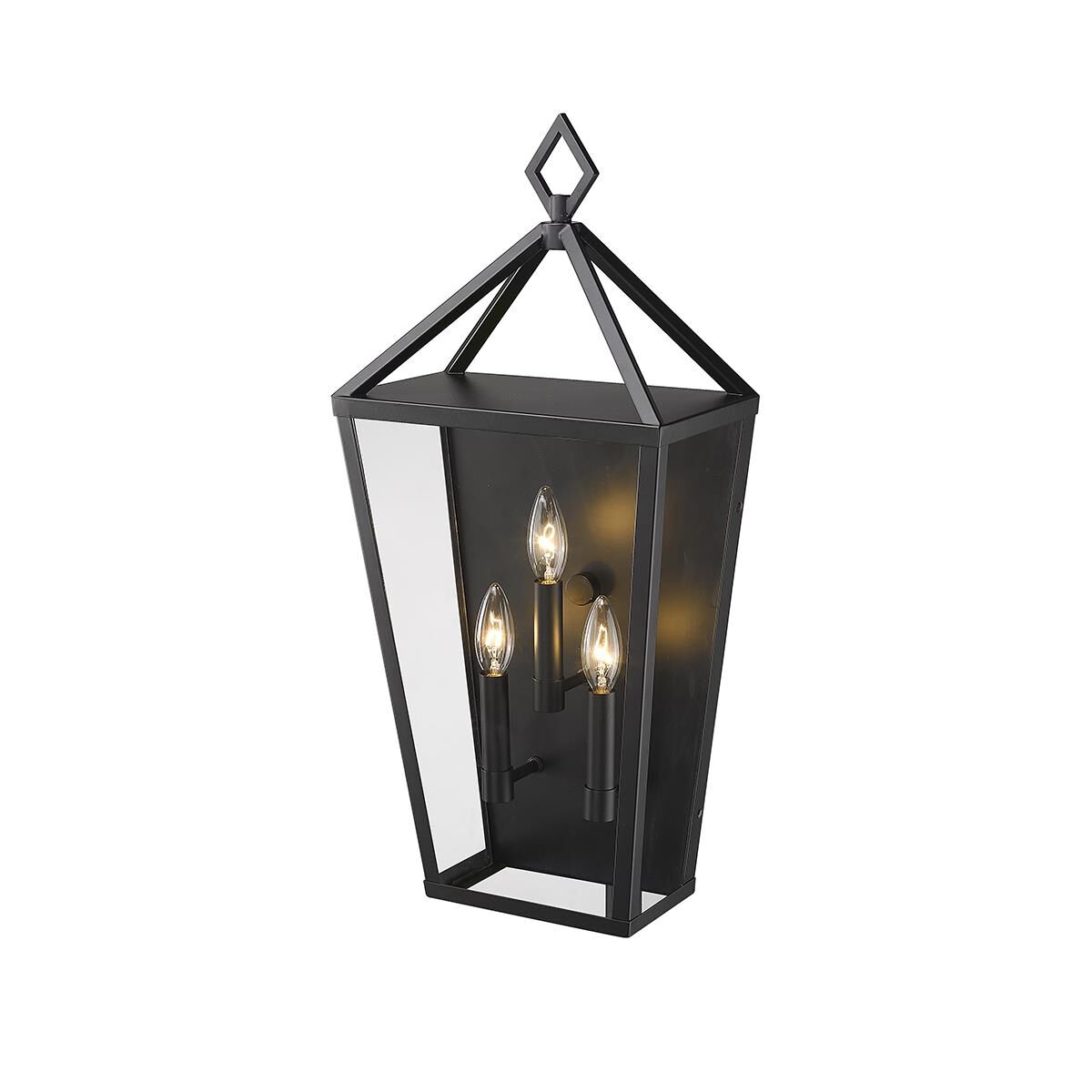 Arnold 11 Inch Tall 3 Light Outdoor Wall Light by Millennium Lighting