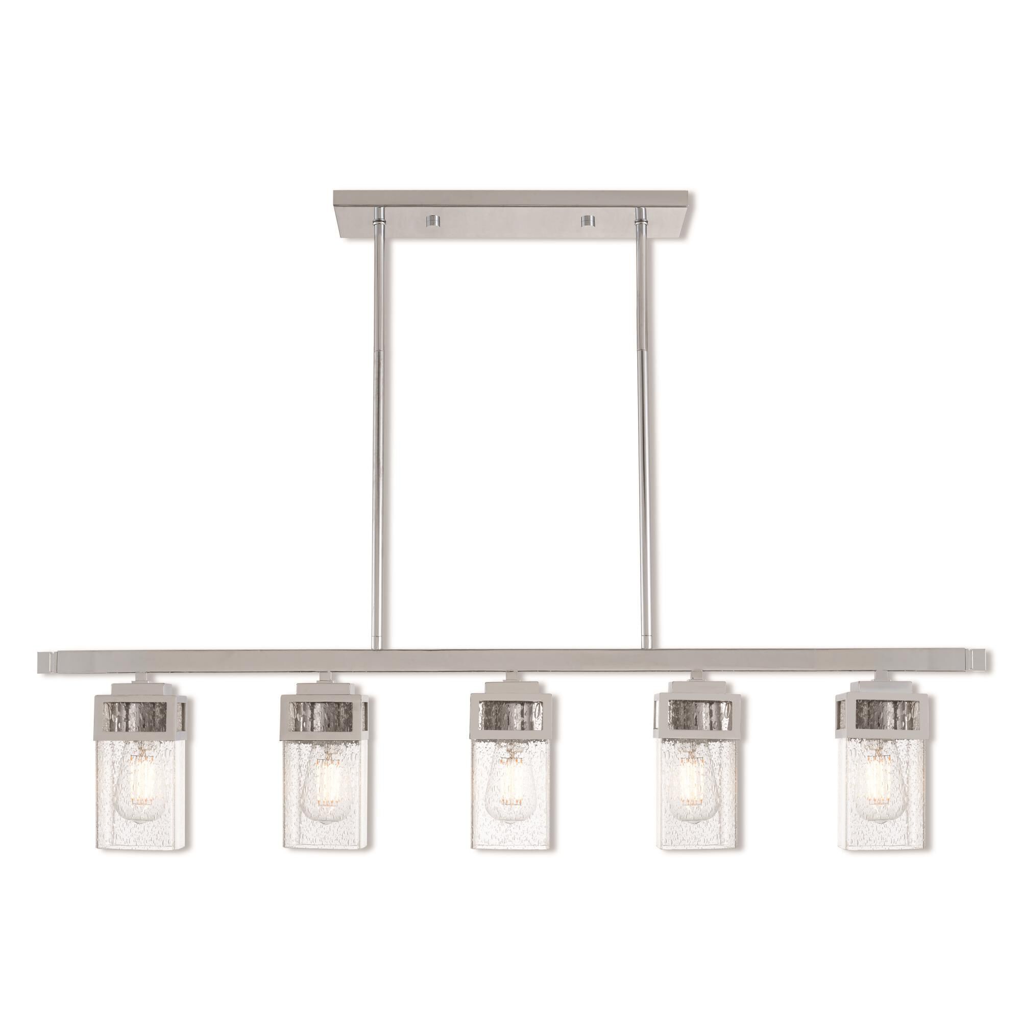 Harding 42 Inch 5 Light Linear Suspension Light by Livex Lighting