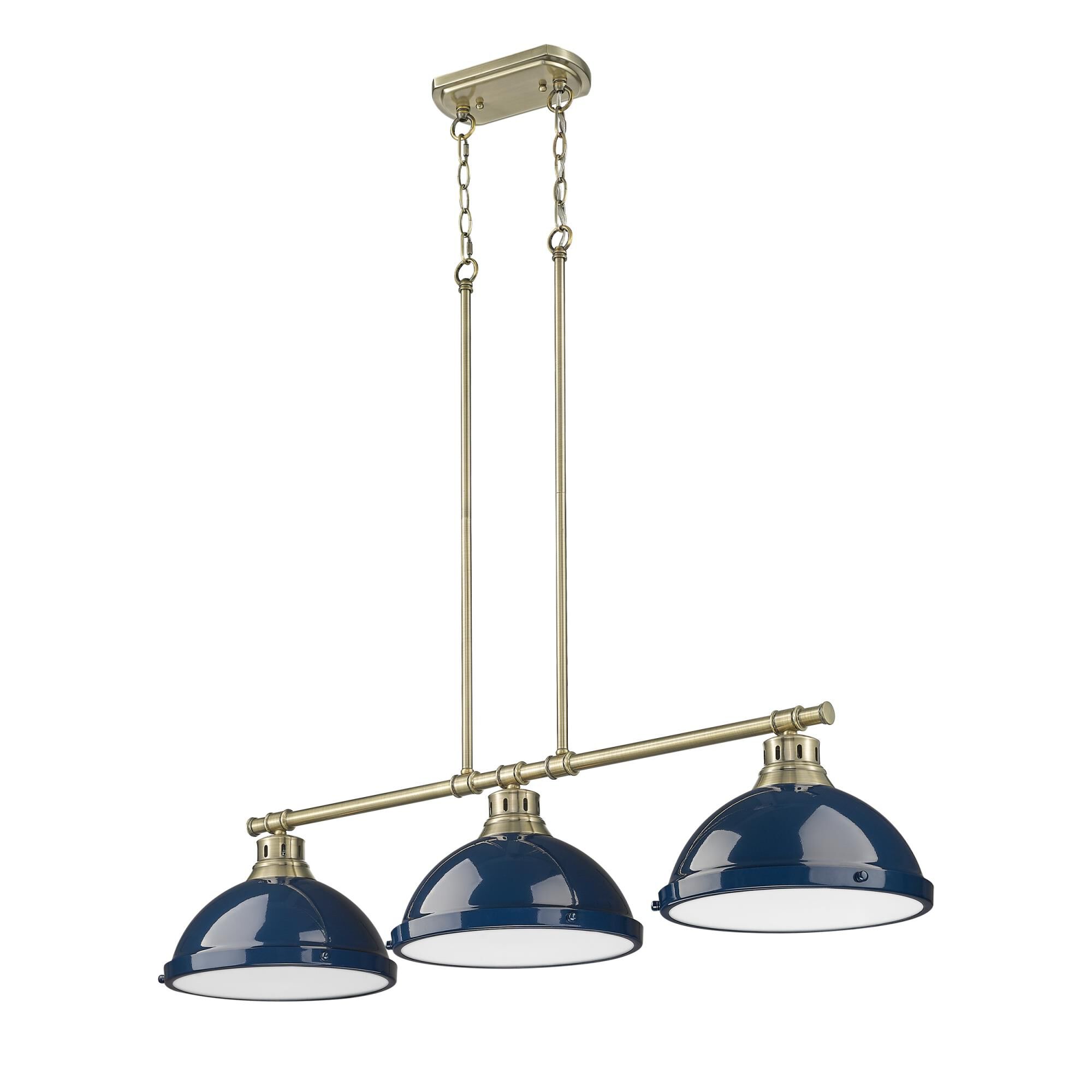 Shown in Navy Blue finish and Navy Blue shade
