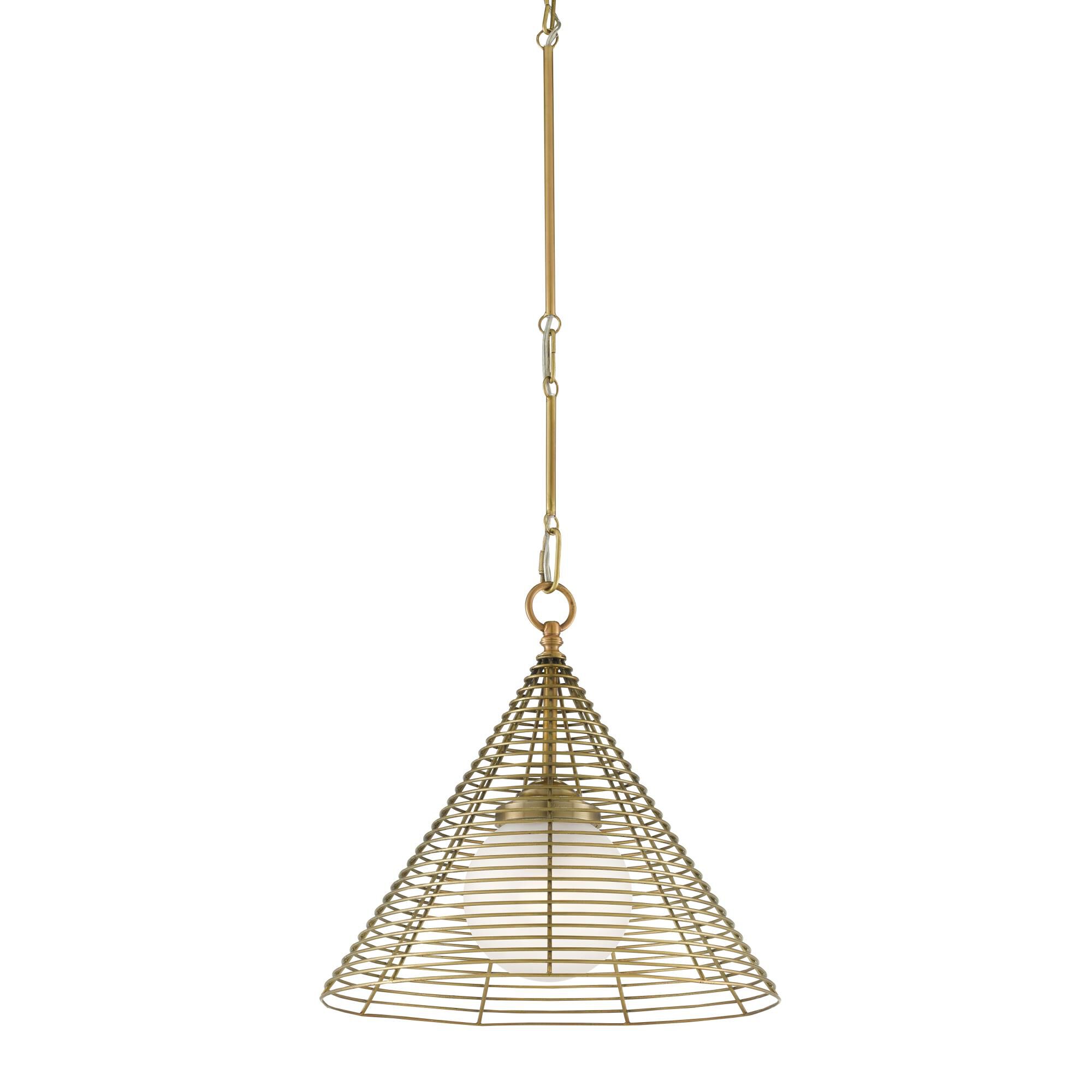 Nadir 16 Inch Large Pendant by Currey and Company - Clearance