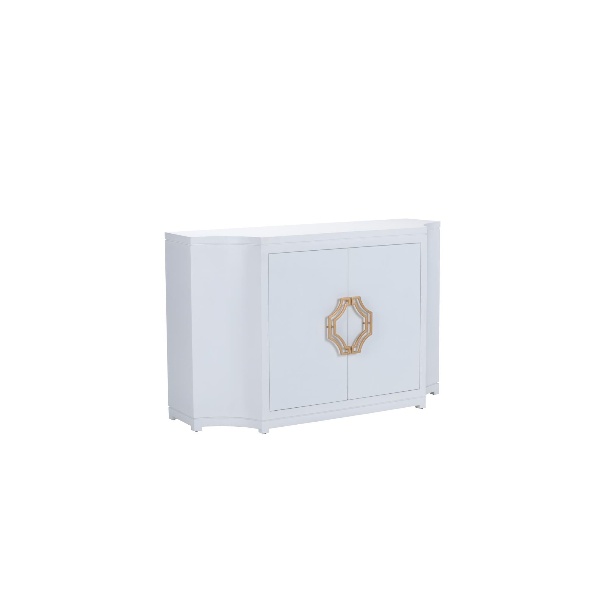 Shown in White Lacquer/Gold Leaf finish