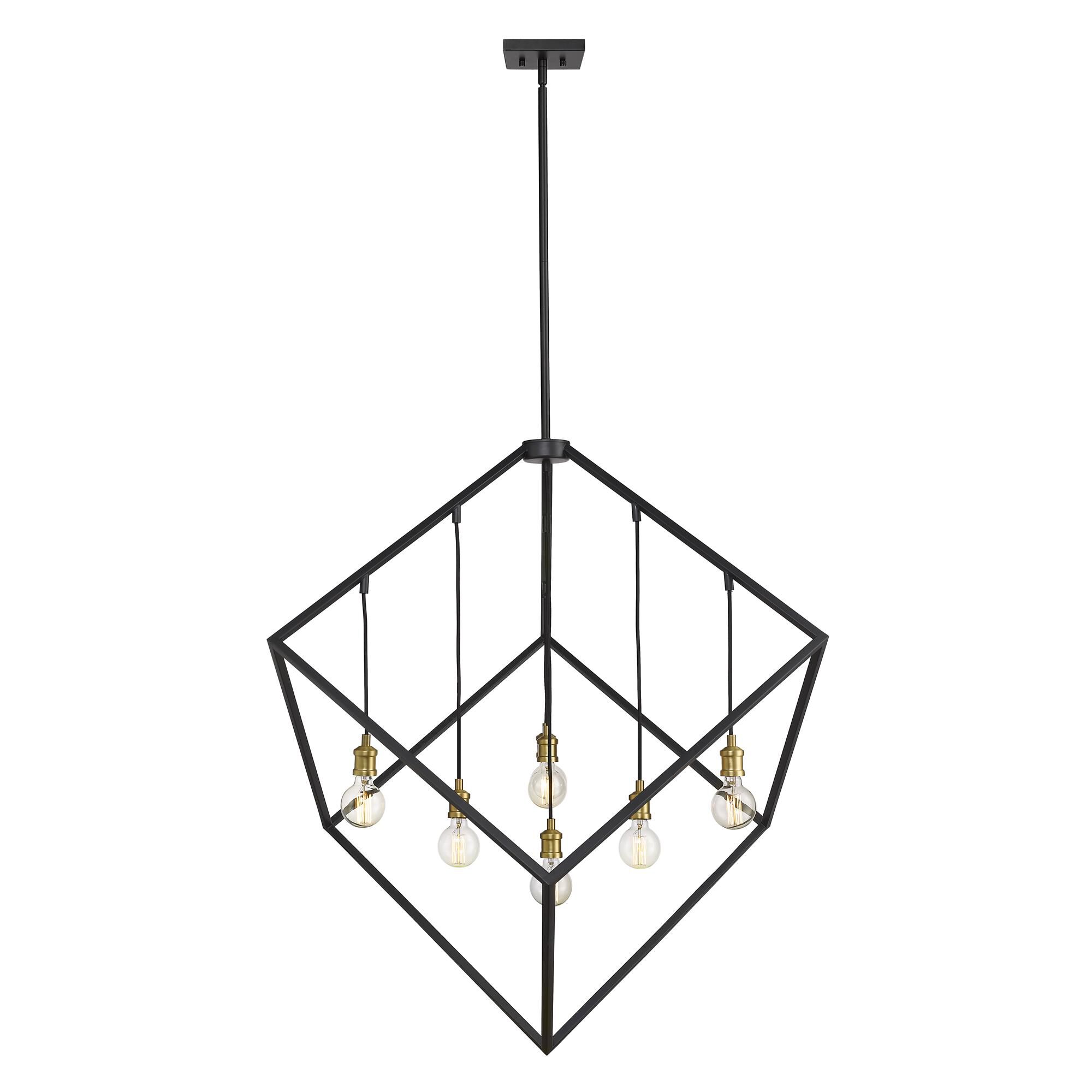 Vertical 44 Inch 7 Light Chandelier by Z-Lite