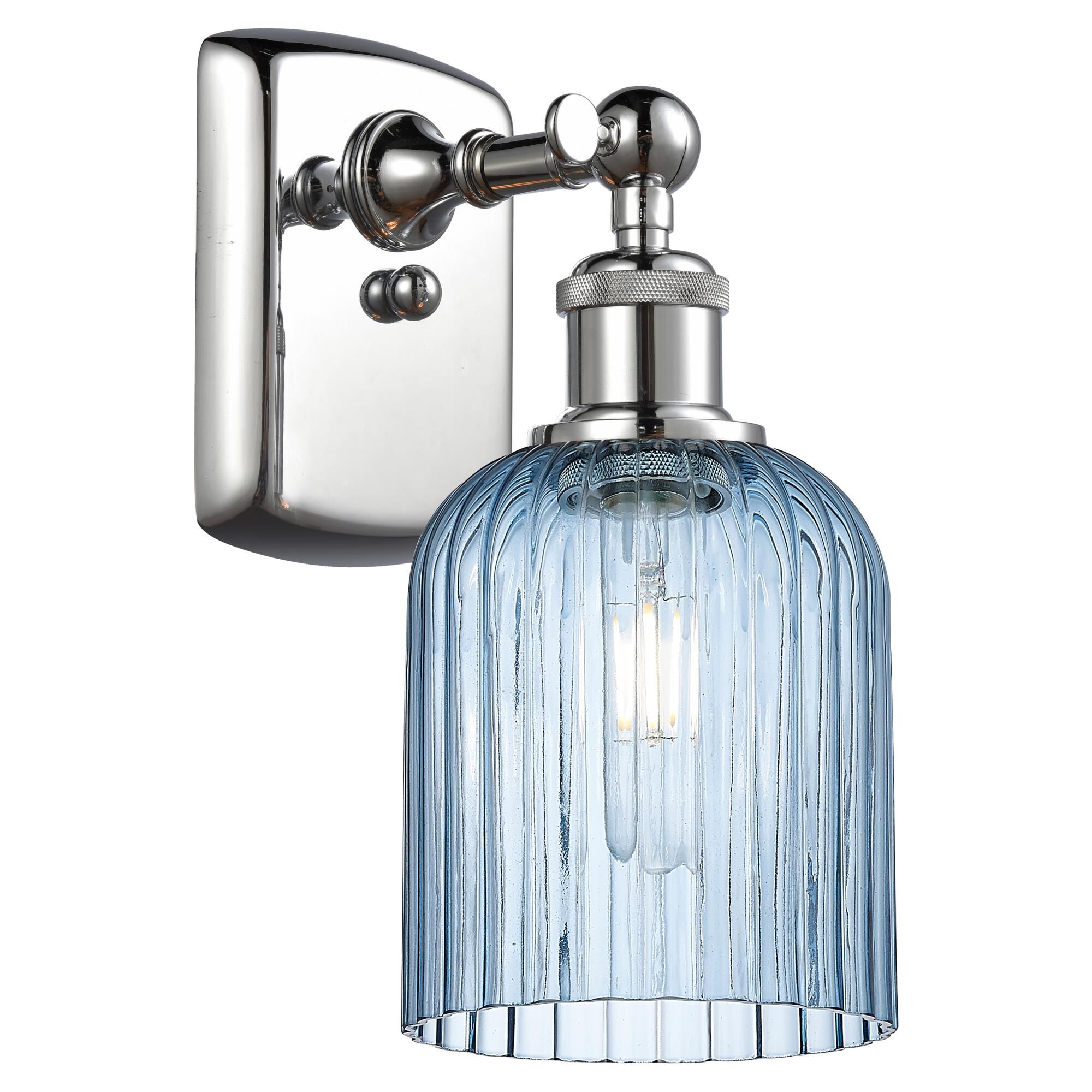 Shown in Polished Chrome finish and Princess Blue shade