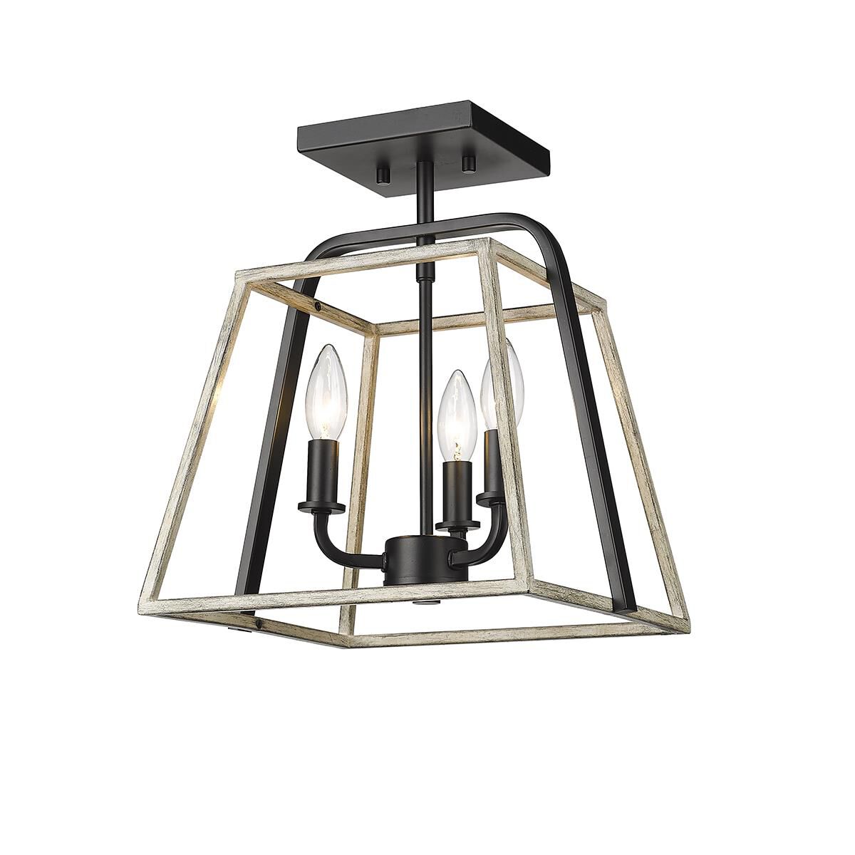 Shown in Matte Black Grey Wood finish