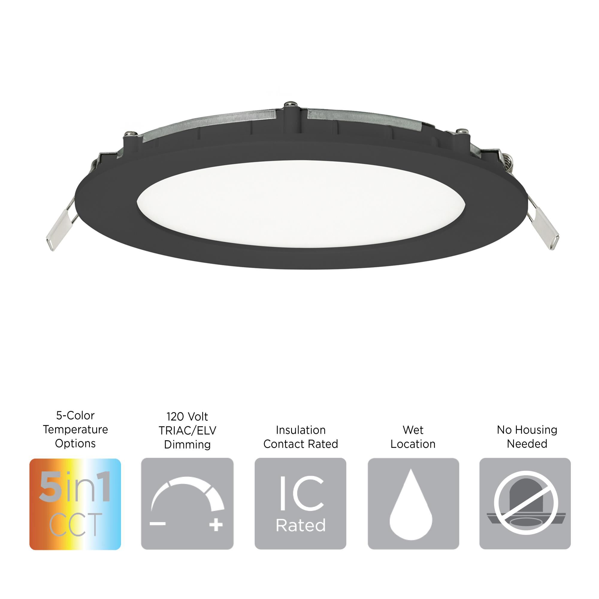 Tuck 7 Inch Recessed Lighting Trim by AFX Inc