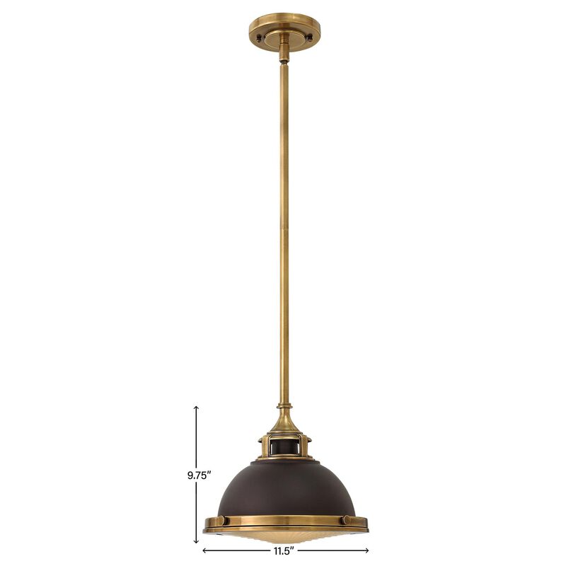 Amelia 12 Inch Mini Pendant by Hinkley