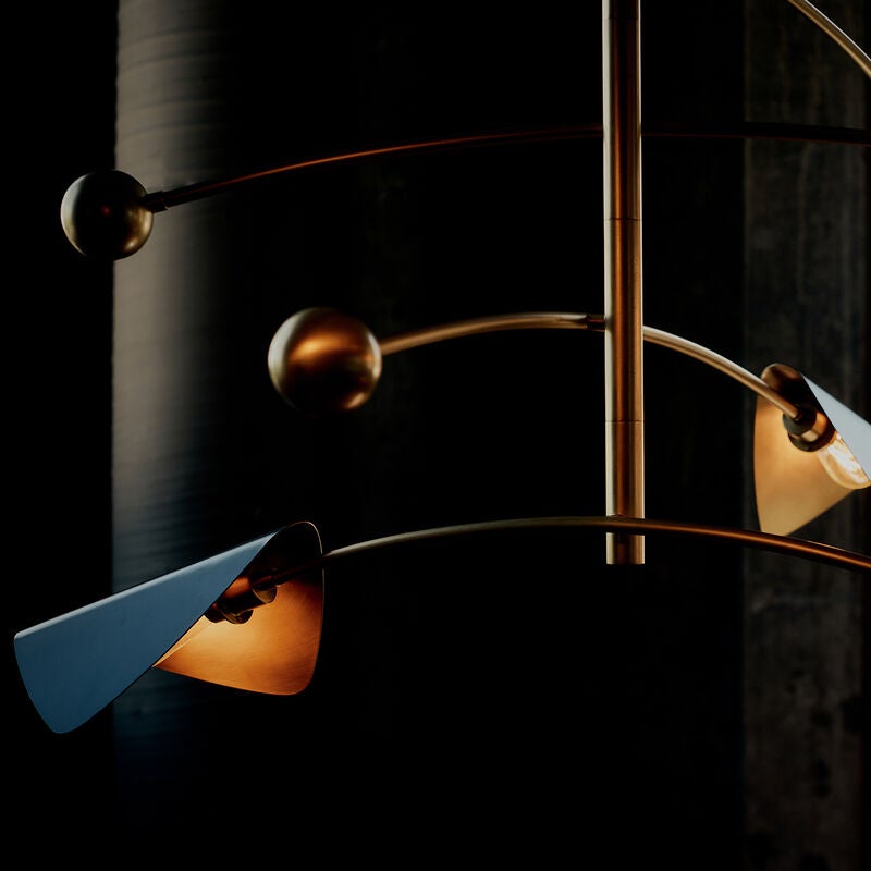 Eclipse Large Linear Chandelier by Regina Andrew