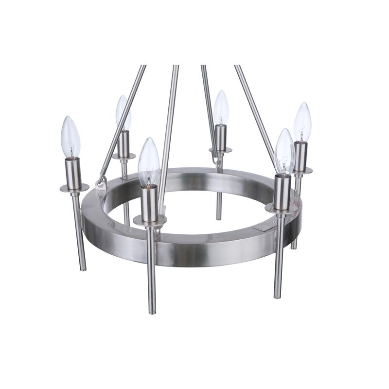 Larrson 17 Inch 6 Light Mini Chandelier by Craftmade