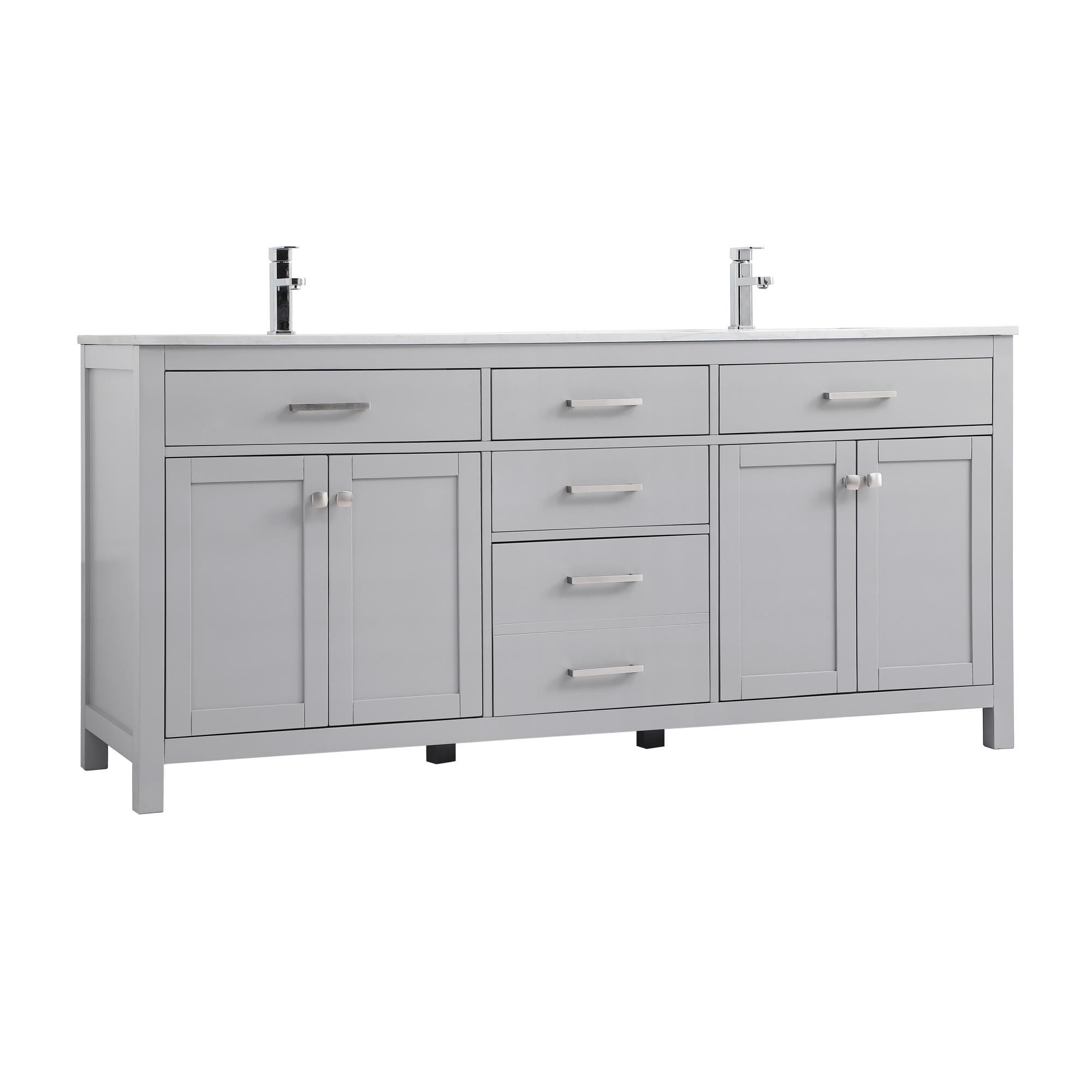 Lewis 72 Inch Bath Vanity by Elegant Decor