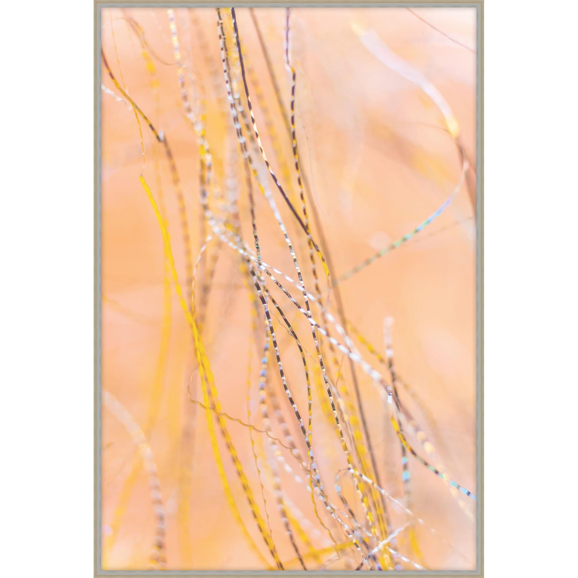 Grace Carlon Yellow Fibers Print by LEVEL57