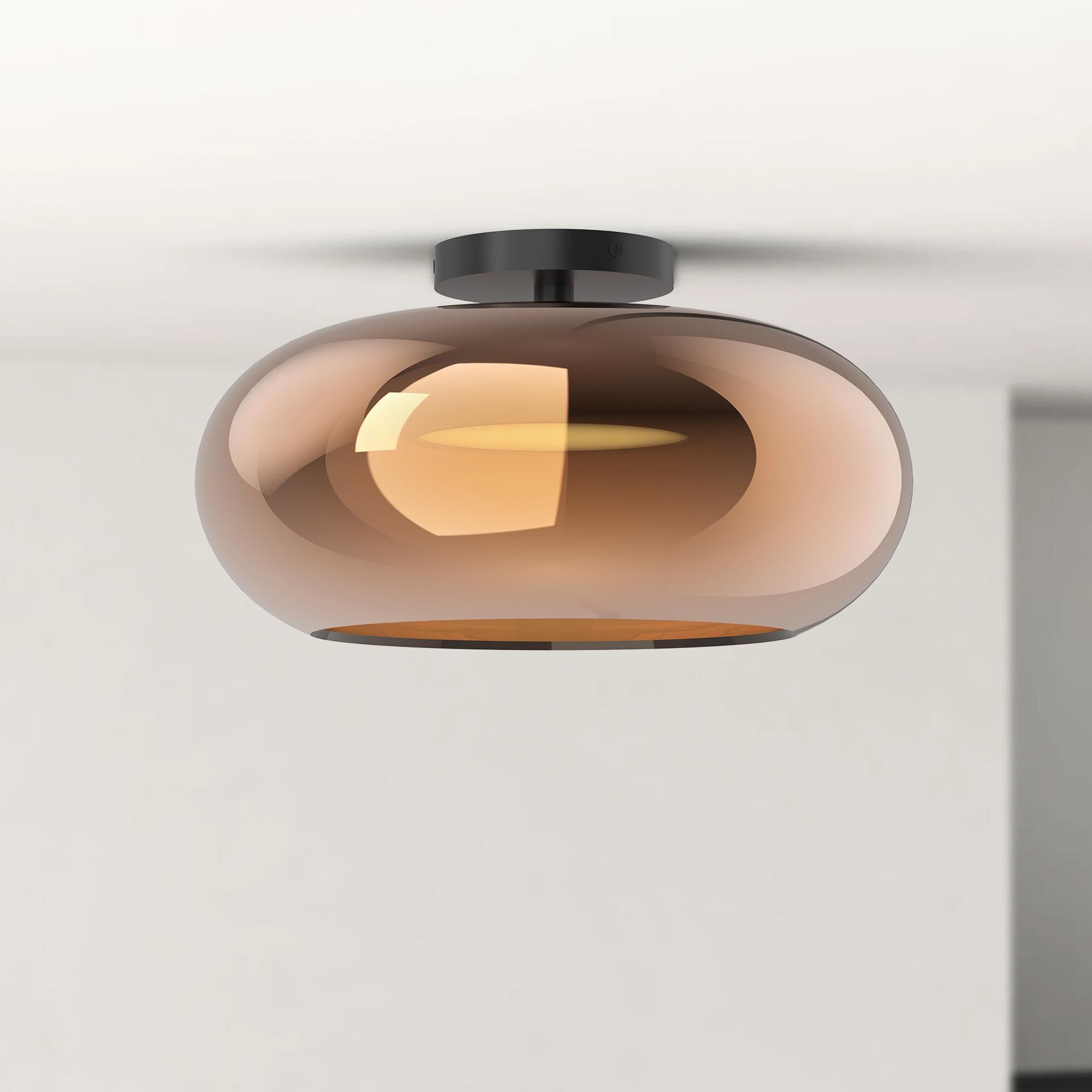 Shown in Black and Copper finish