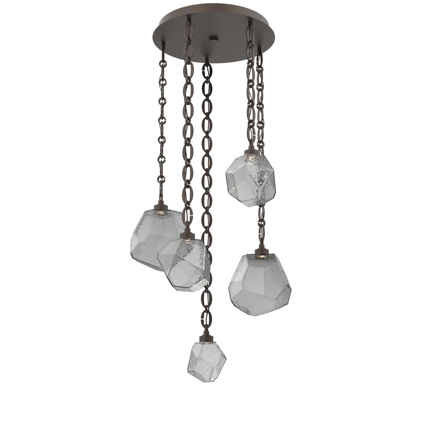 Levi Wilson Gem 23 Inch Multi Light Pendant by Hammerton Studio