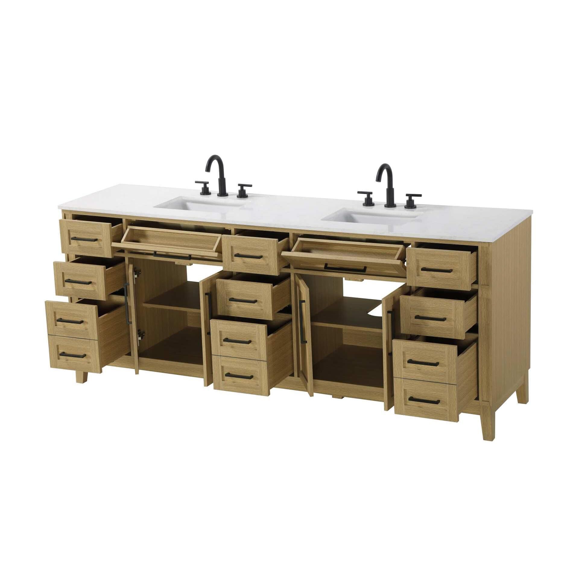 Virginia 84 Inch Bath Vanity by Elegant Decor