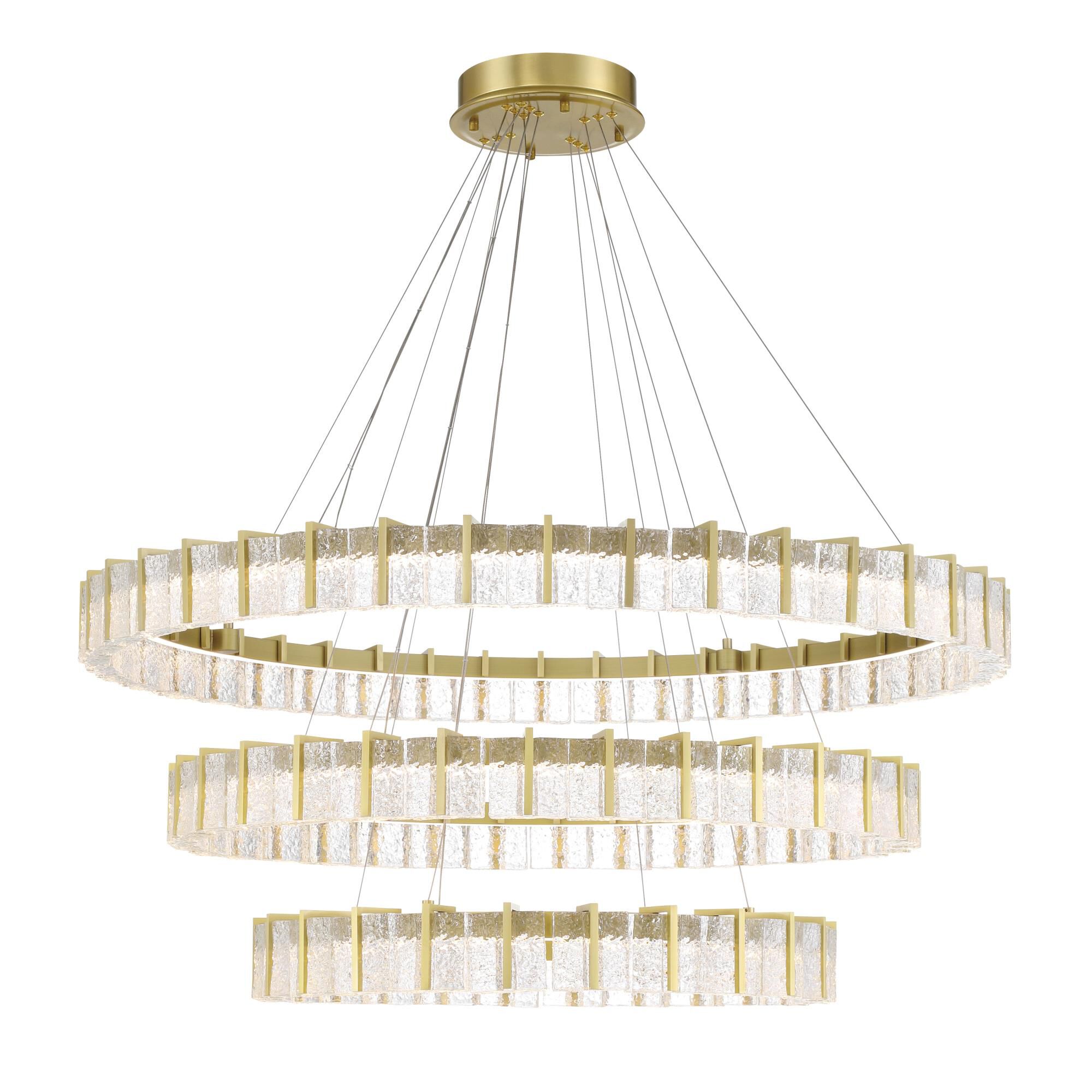 Shown in Soft Brass finish and Clear glass and Textured Glass shade